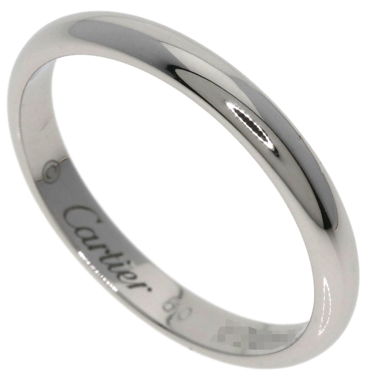 Cartier Platinum 950 Band Ring (Pre-Owned)