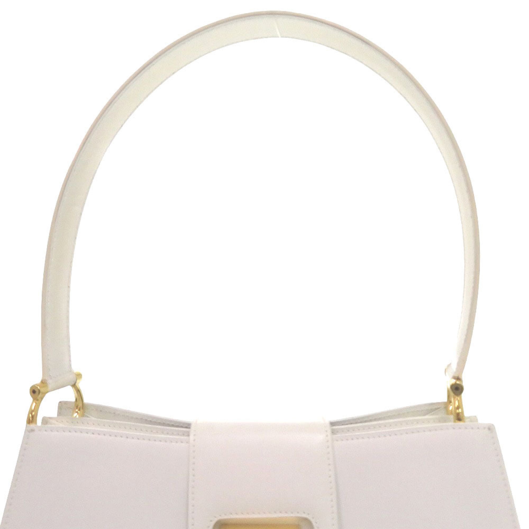 Celine White Leather Handbag (Pre-Owned)