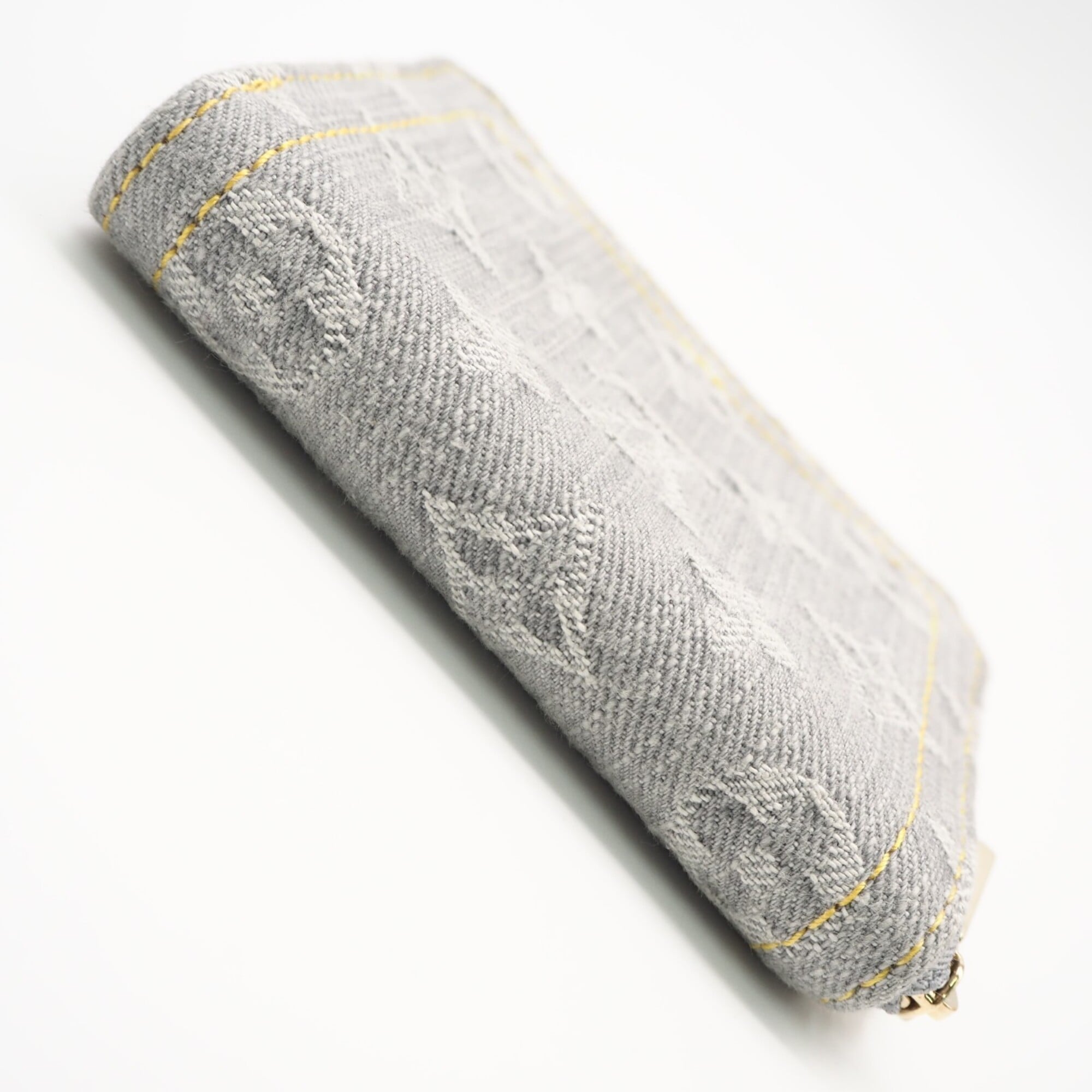 Louis Vuitton Gray Monogram Monogram Denim Coin Purse/Coin Case (Pre-Owned)
