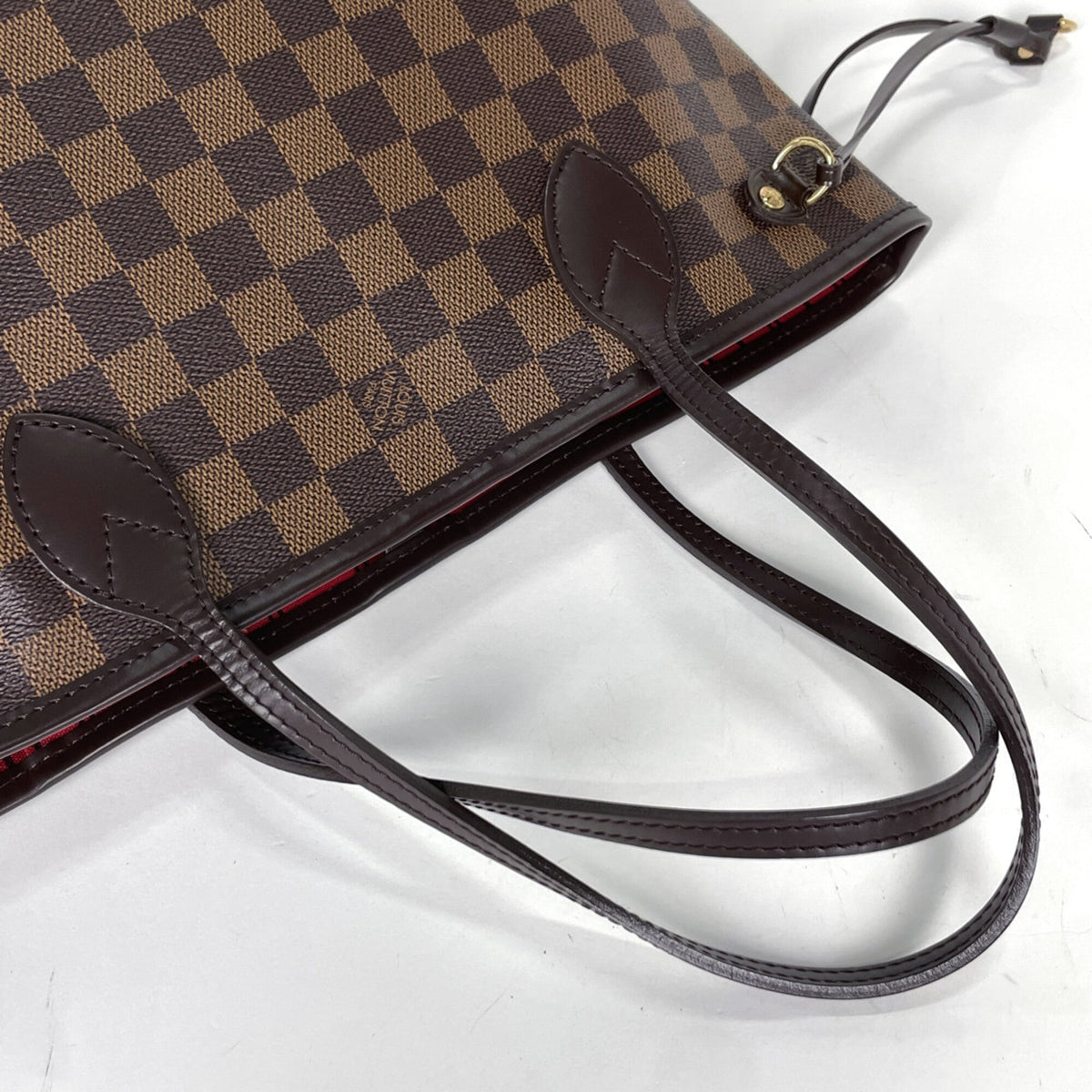 Louis Vuitton Brown Damier Canvas Handbag Tote Bag (Pre-Owned)