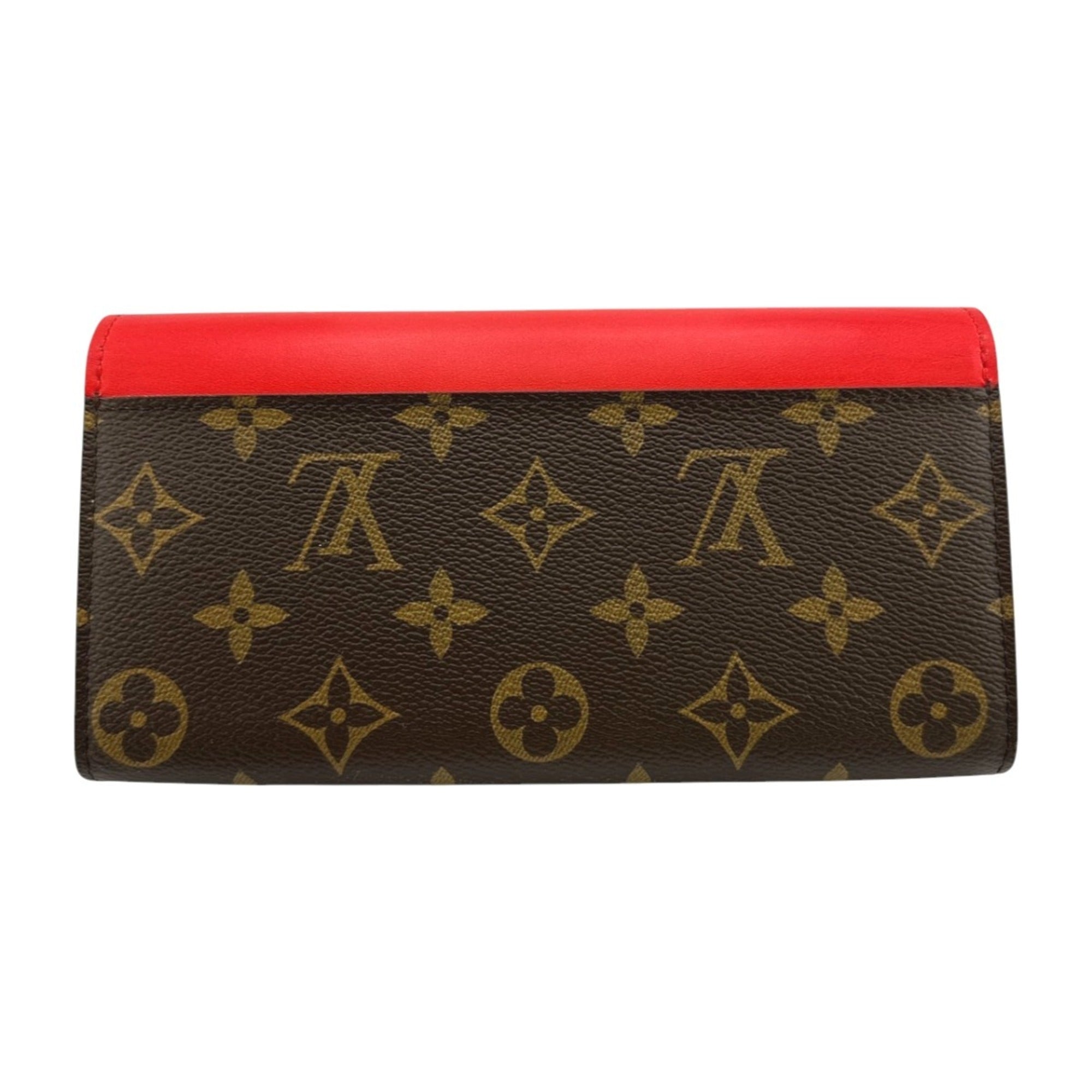 Louis Vuitton Monogram Brown Monogram Long Wallet (Bi-Fold) (Pre-Owned)