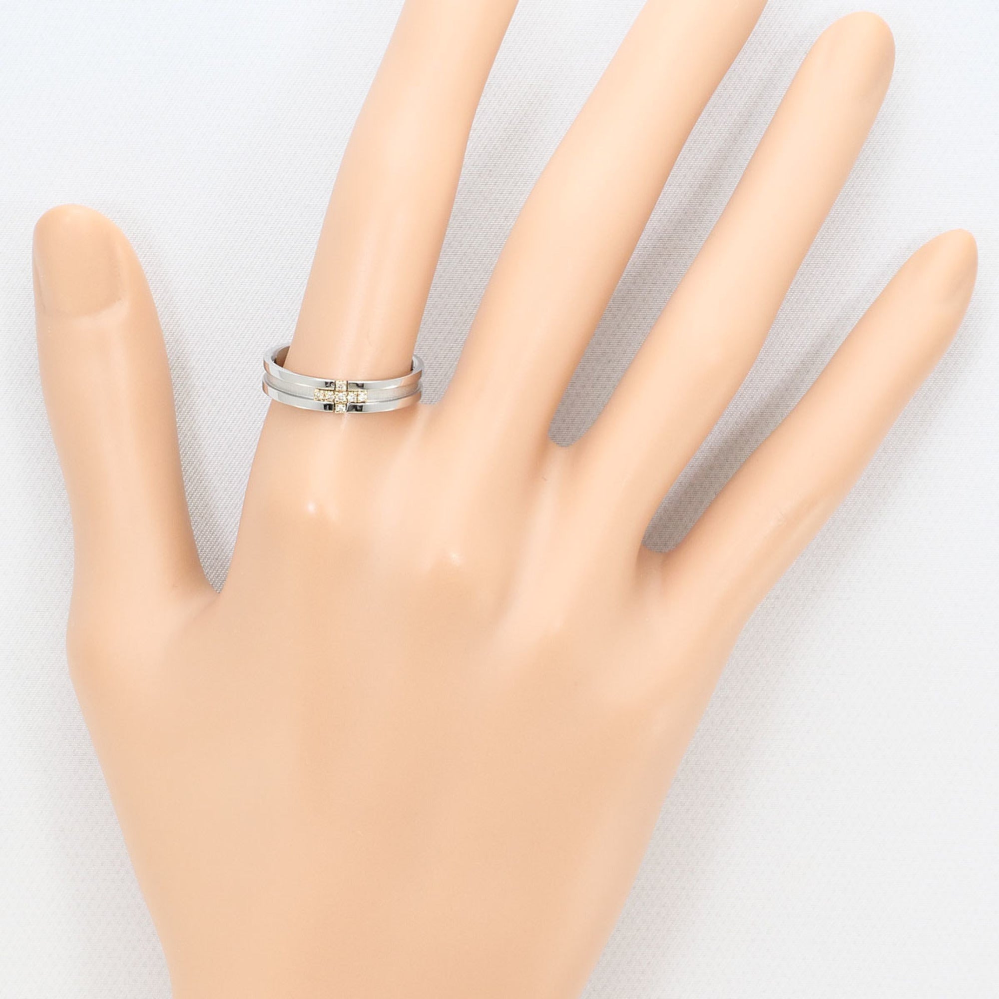 Unbranded White Gold Yellow Gold Yellow Gold (18K) White Gold (18K) Band Ring (Pre-Owned)