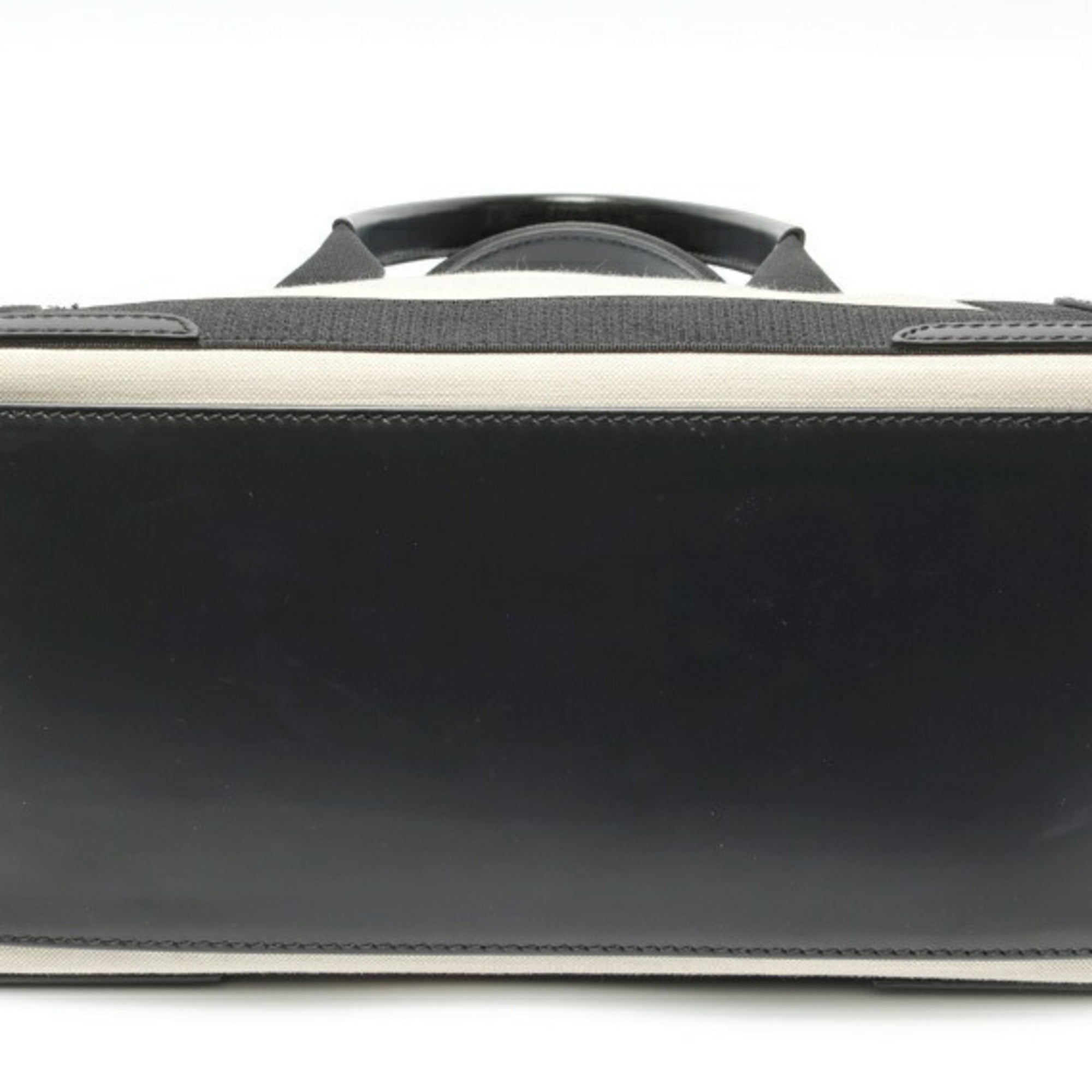 Balenciaga Black Canvas Leather Tote Bag (Pre-Owned)