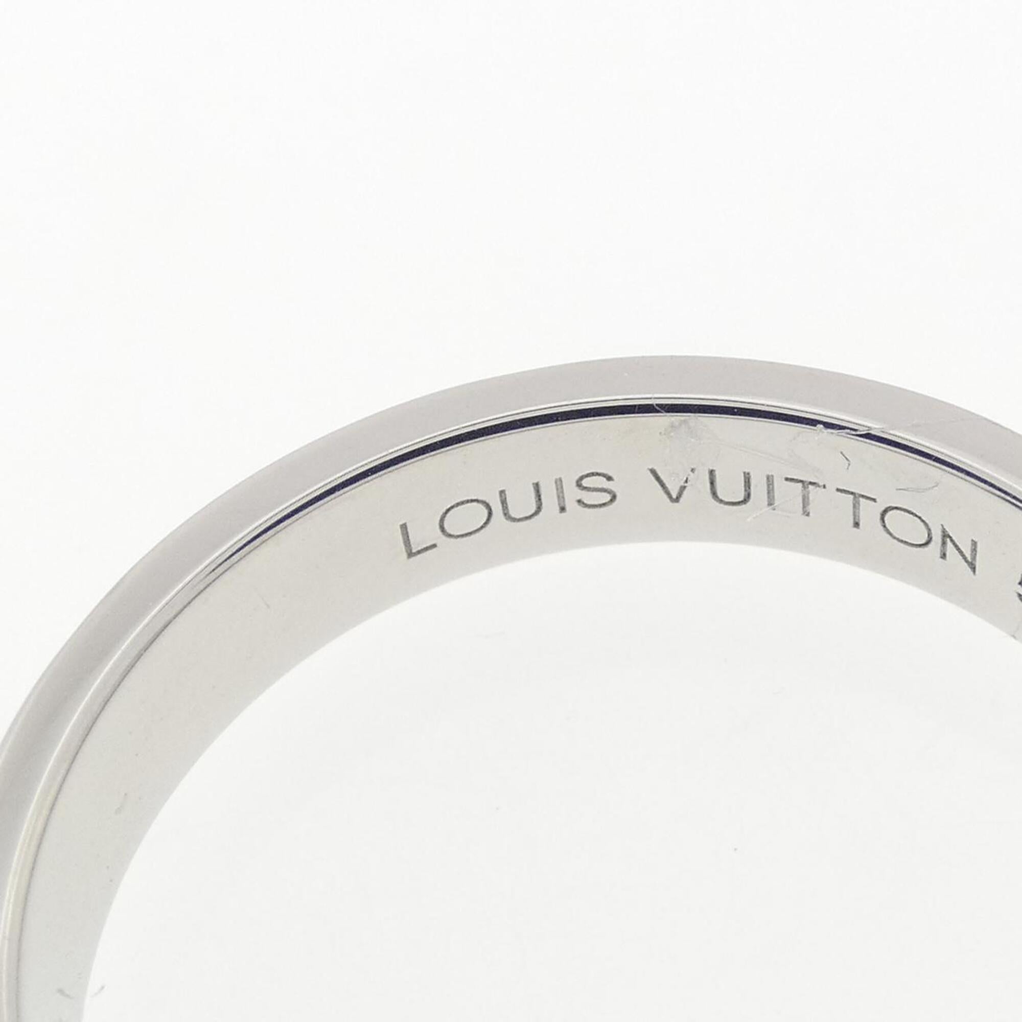 Louis Vuitton Platinum Platinum 950 Band Ring (Pre-Owned)