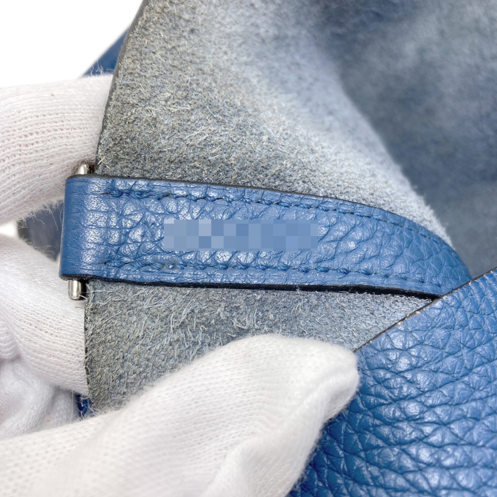 Hermes Blue Handbag (Pre-Owned)
