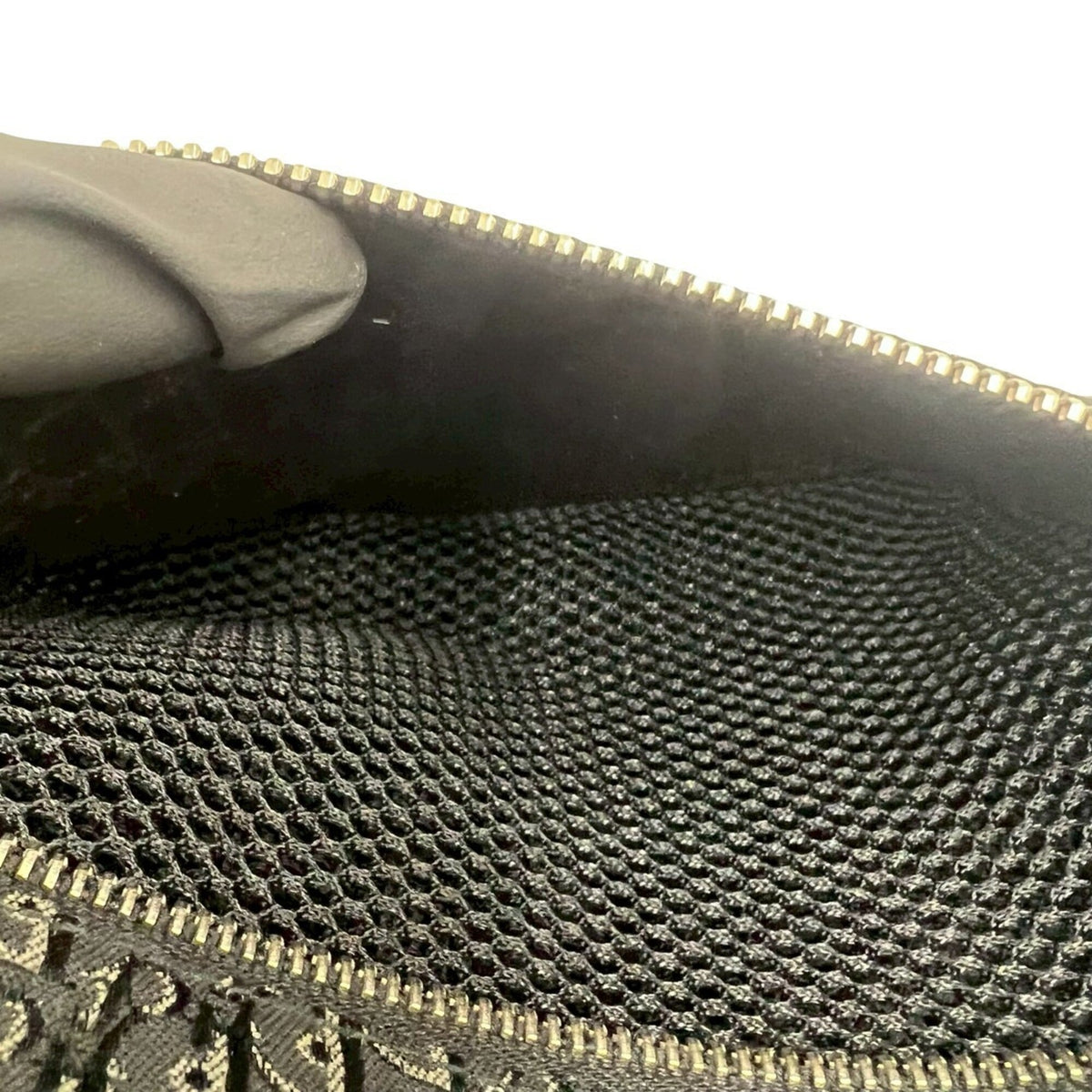 Christian Dior Black Canvas Leather Boston Bag Handbag (Pre-Owned)