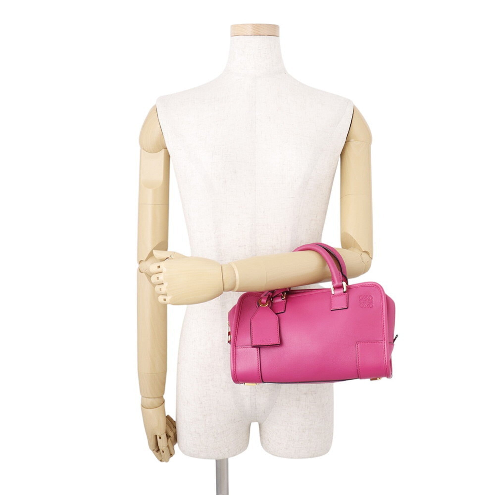 Loewe Pink Leather Handbag (Pre-Owned)