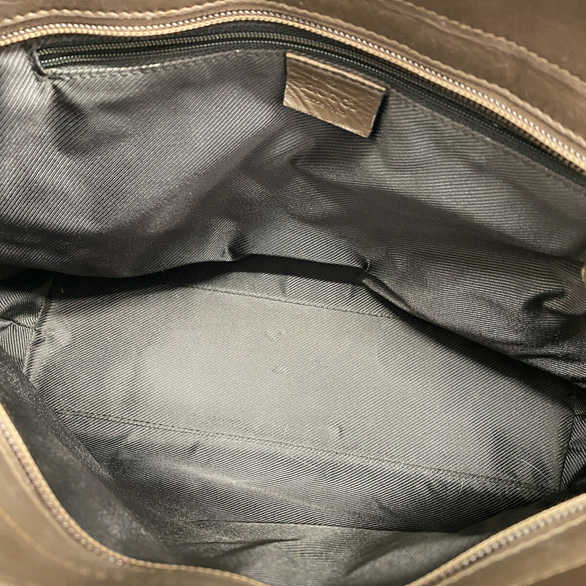 Gucci Brown Canvas Tote Bag (Pre-Owned)