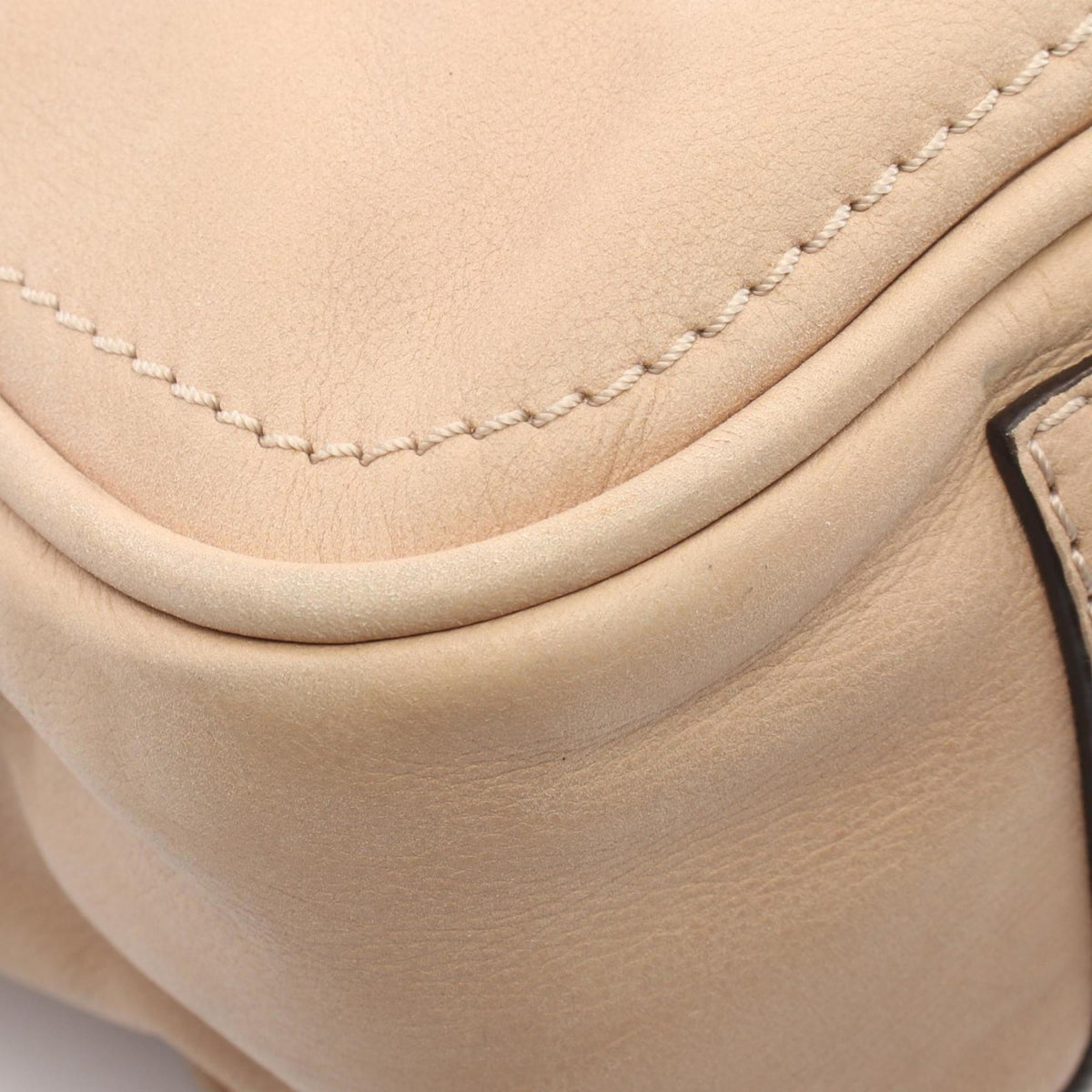 Loewe Beige Leather Handbag Shoulder Bag (Pre-Owned)