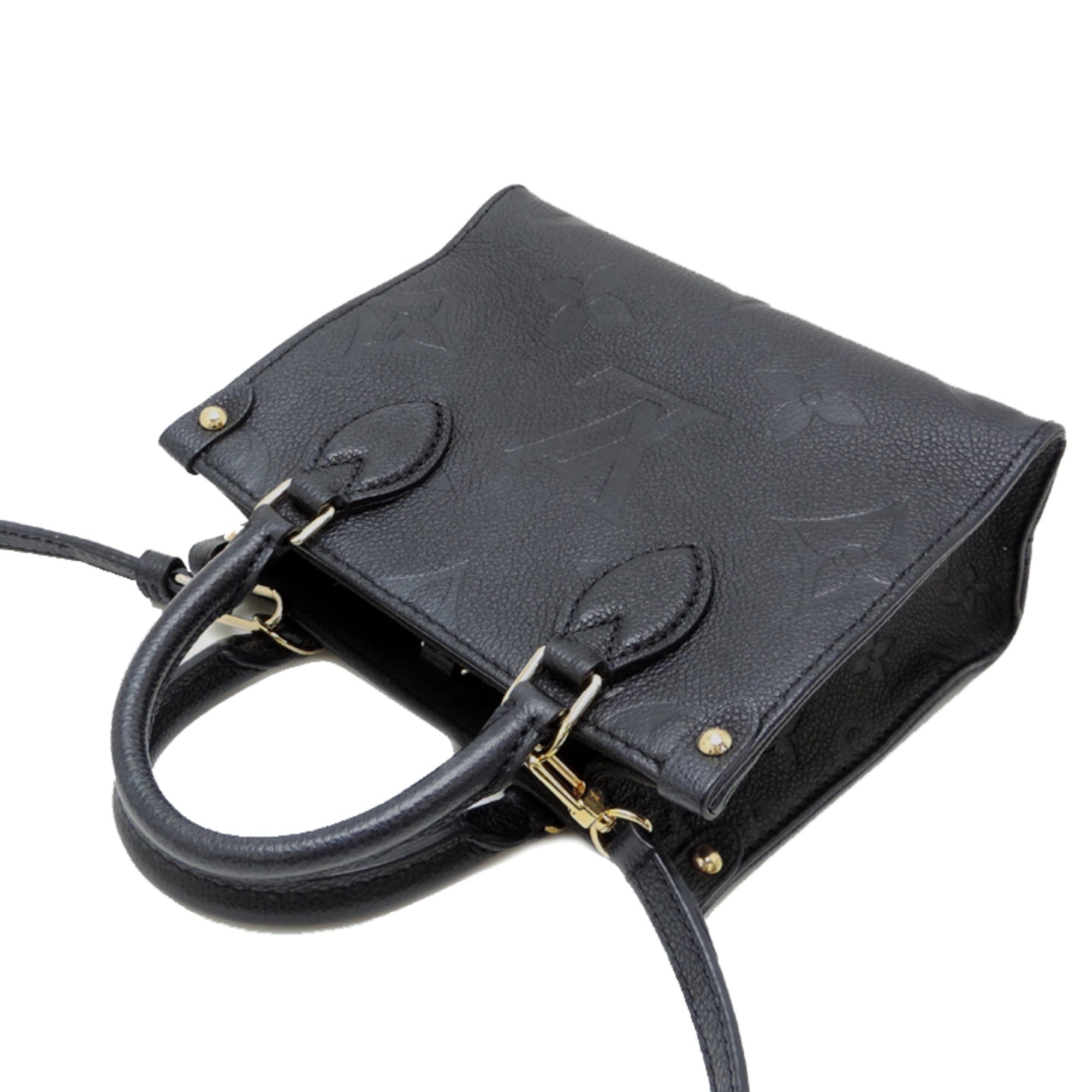 Louis Vuitton Black Noir Monogram Empreinte Handbag (Pre-Owned)