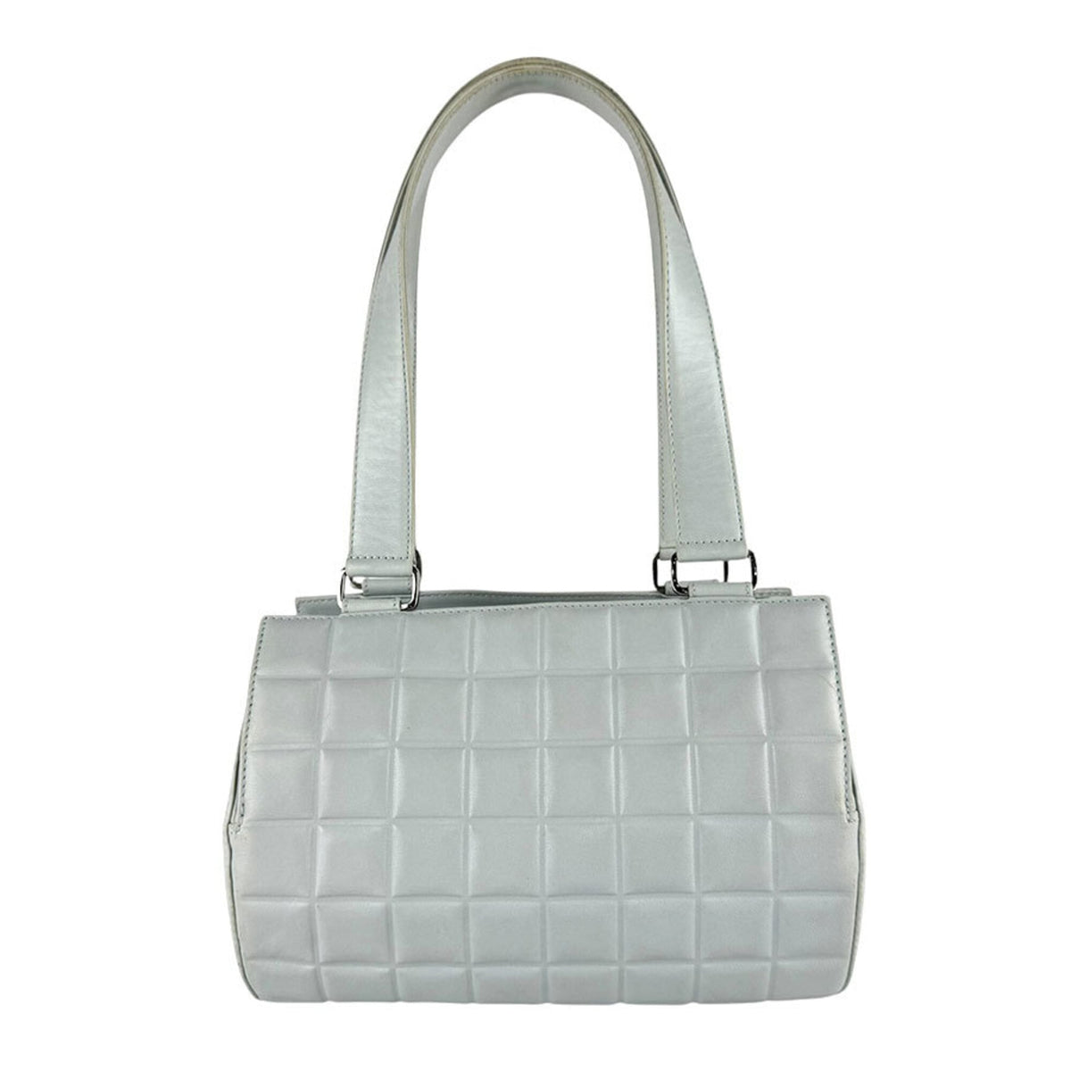 Chanel Light Blue Leather Shoulder Bag (Pre-Owned)