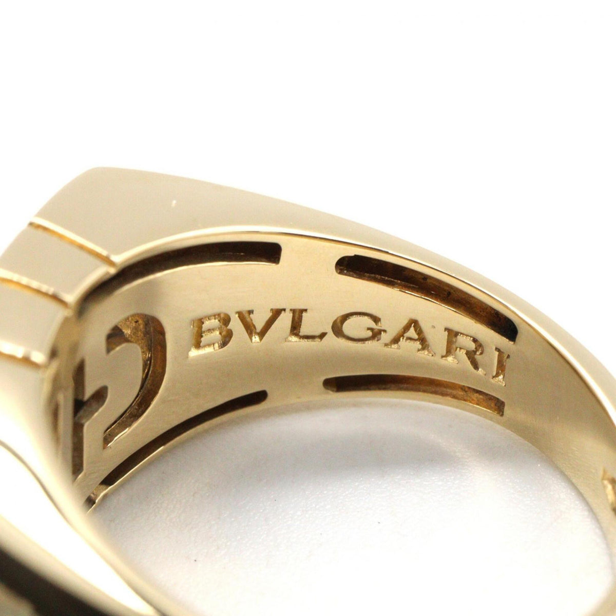 Bvlgari Gold Yellow Gold (18K) Band Ring (Pre-Owned)