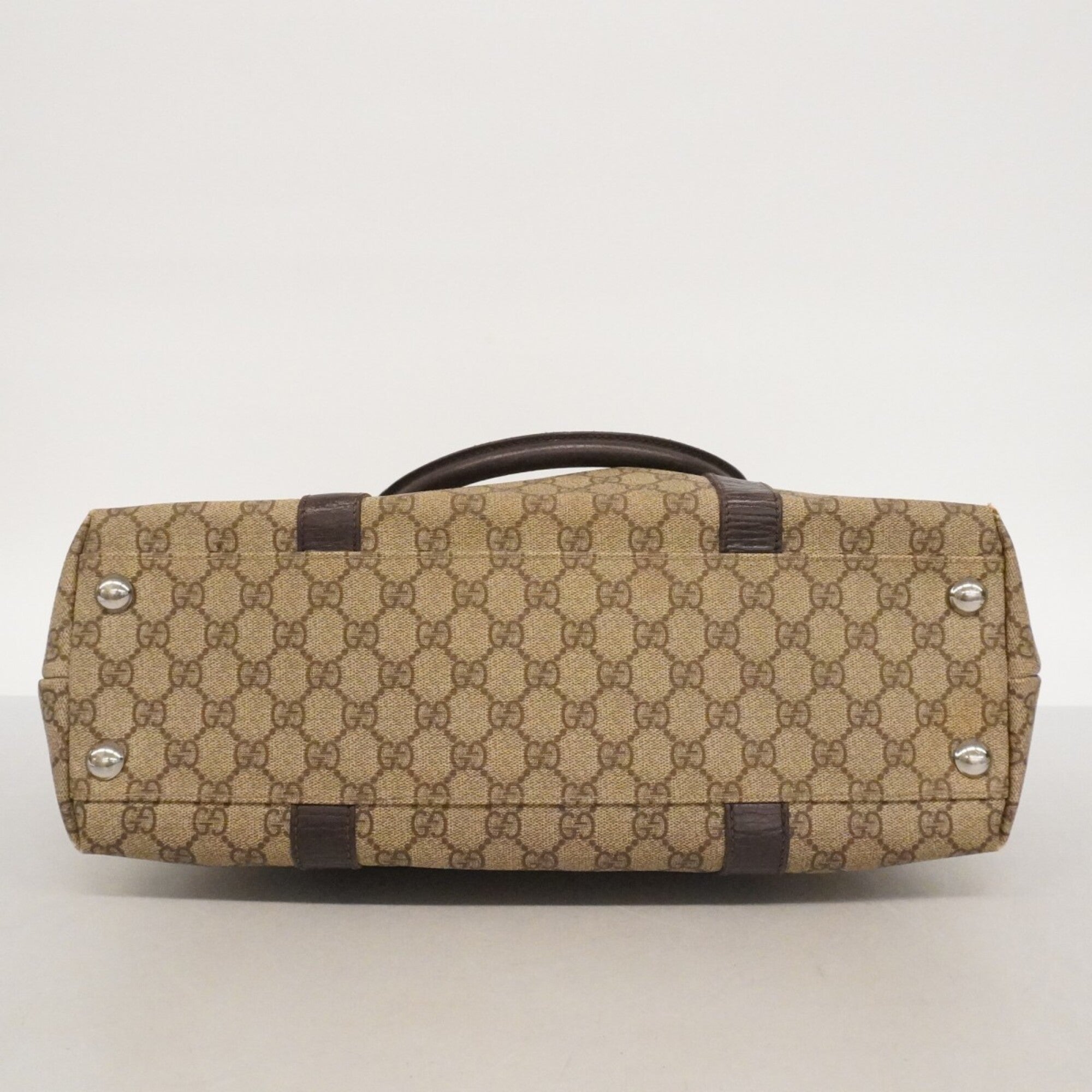 Gucci Brown Pvc Tote Bag (Pre-Owned)