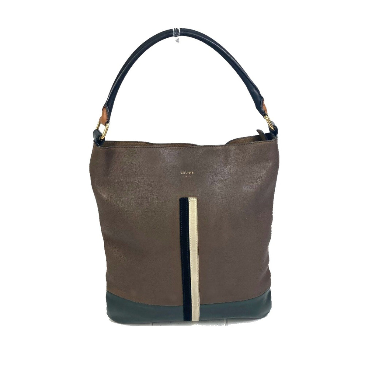 Celine Brown Leather Shoulder Bag (Pre-Owned)