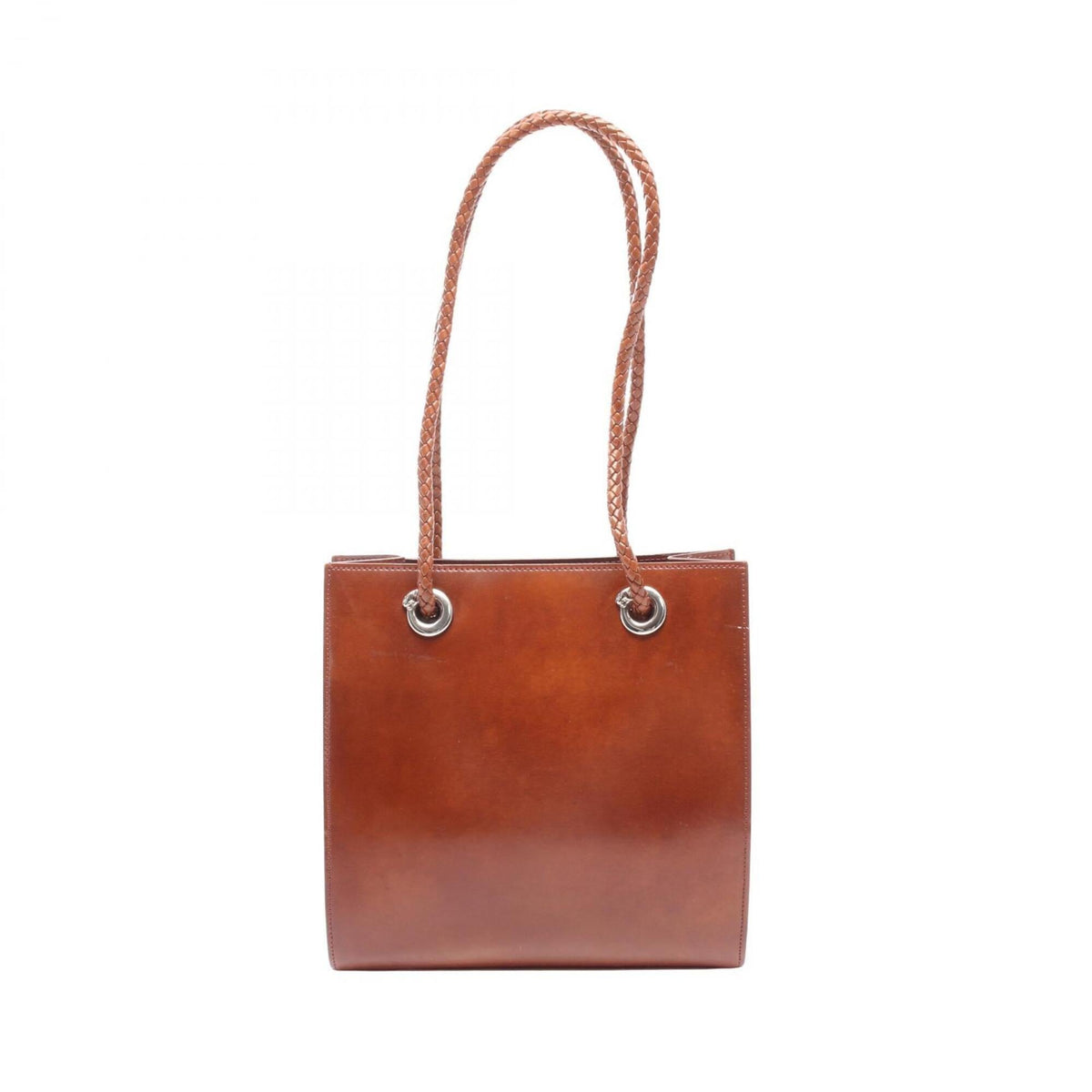 Cartier Panthère Brown Leather Tote Bag (Pre-Owned)