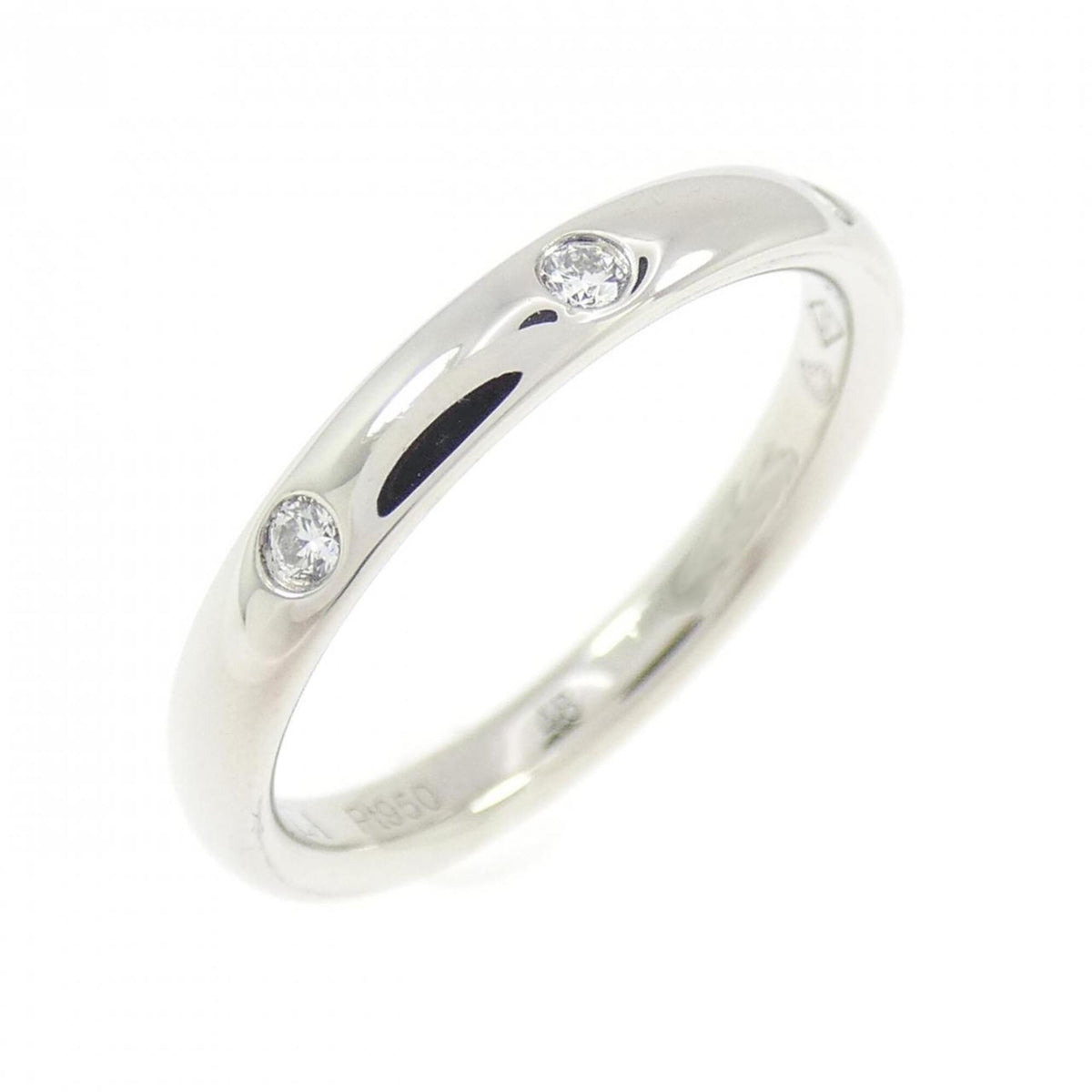 Van Cleef & Arpels Platinum 950 Band Ring (Pre-Owned)