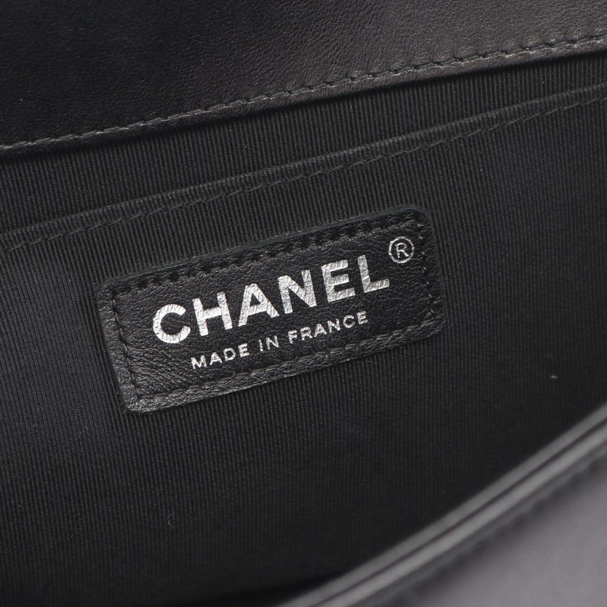Chanel Black Leather Handbag Shoulder Bag (Pre-Owned)
