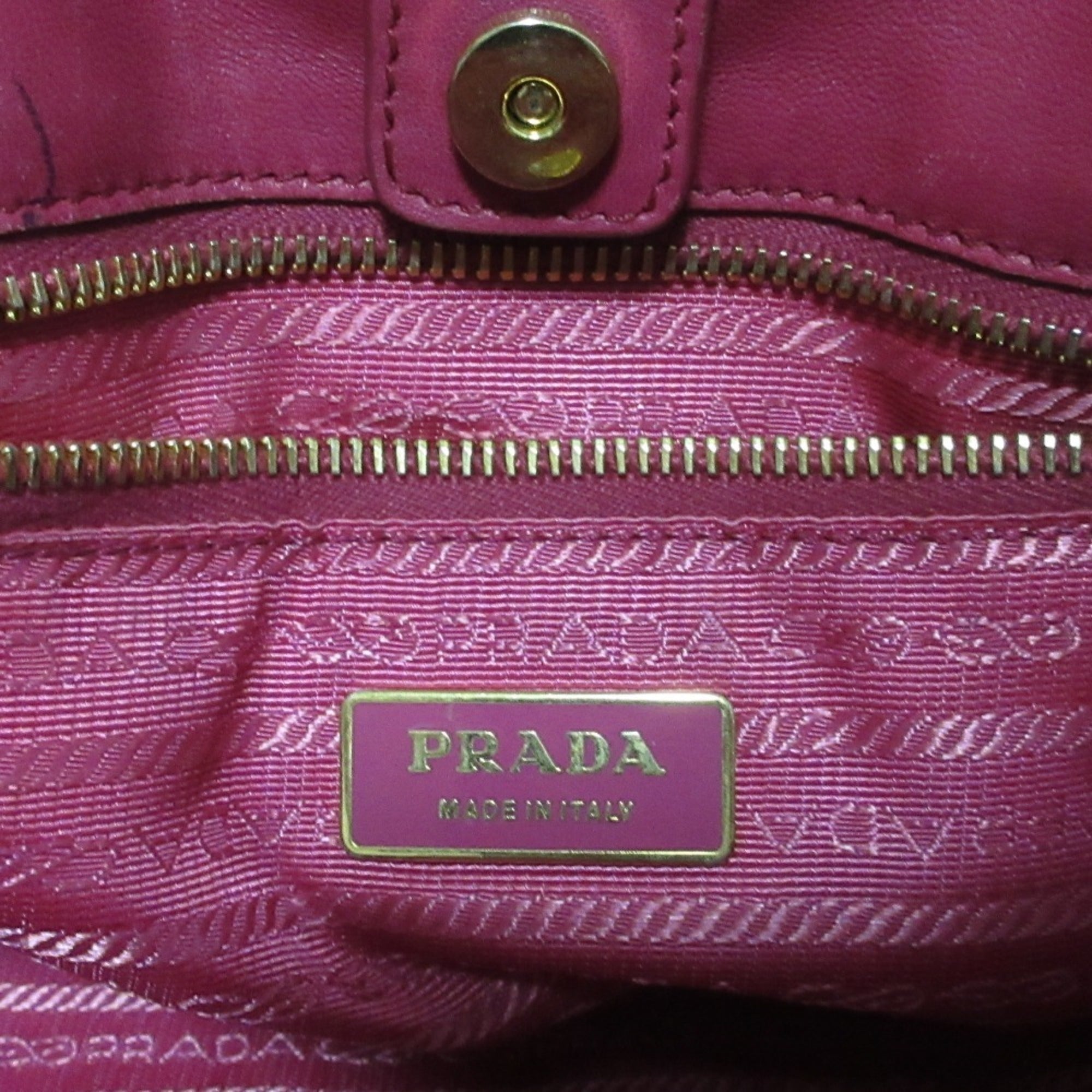 Prada Pink Nylon Handbag (Pre-Owned)