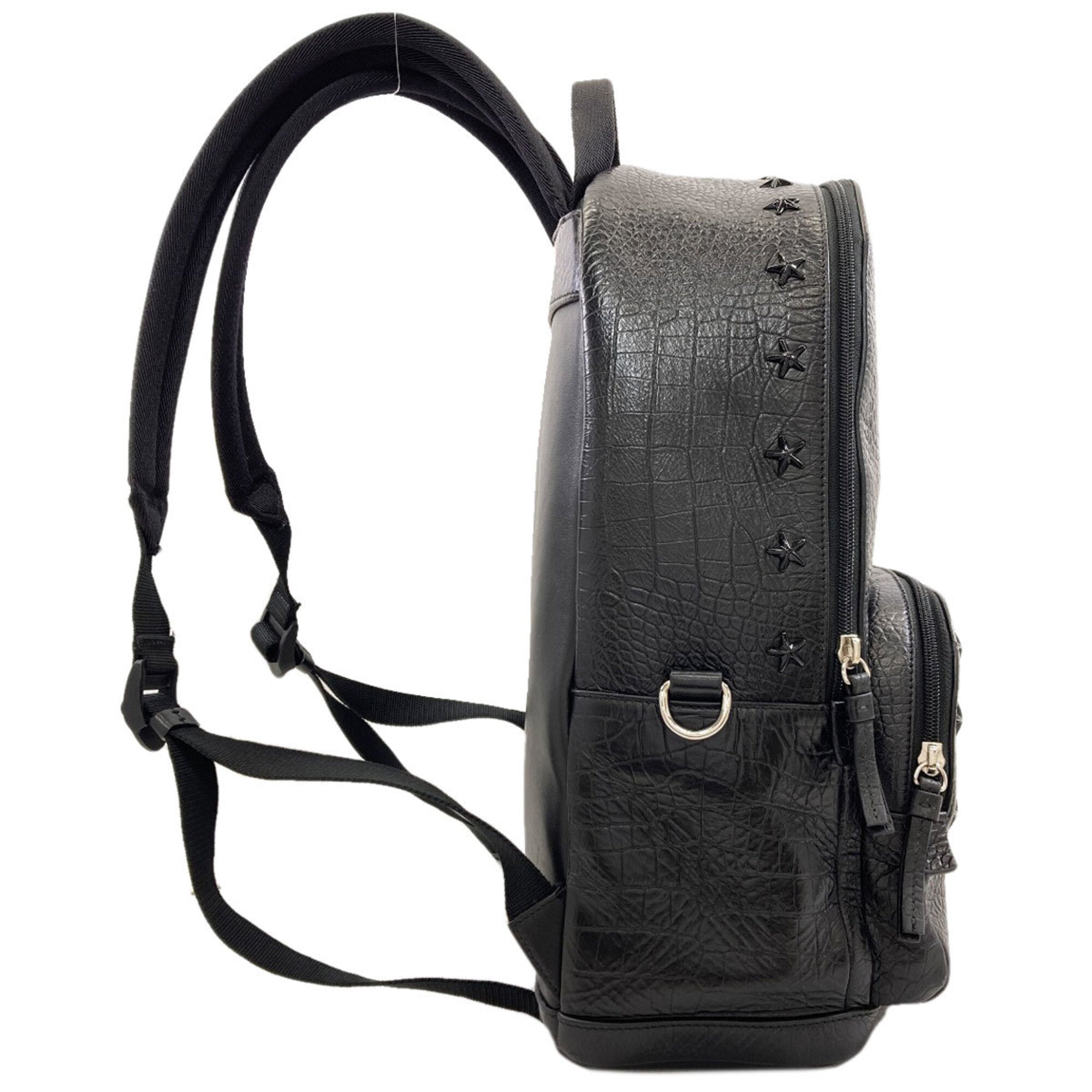 Jimmy Choo Black Leather Backpack (Pre-Owned)