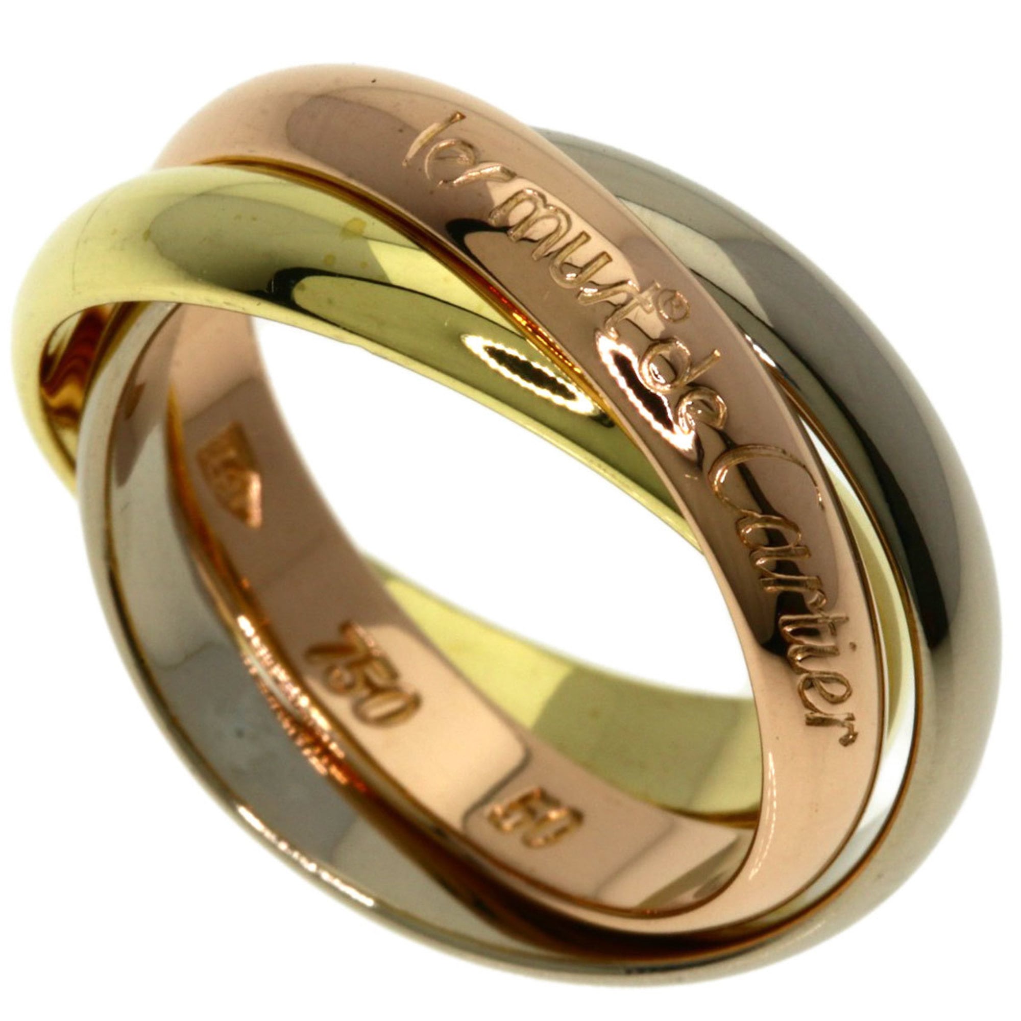 Cartier Yellow Gold (18K) Pink Gold (18K) White Gold (18K) Band Ring (Pre-Owned)