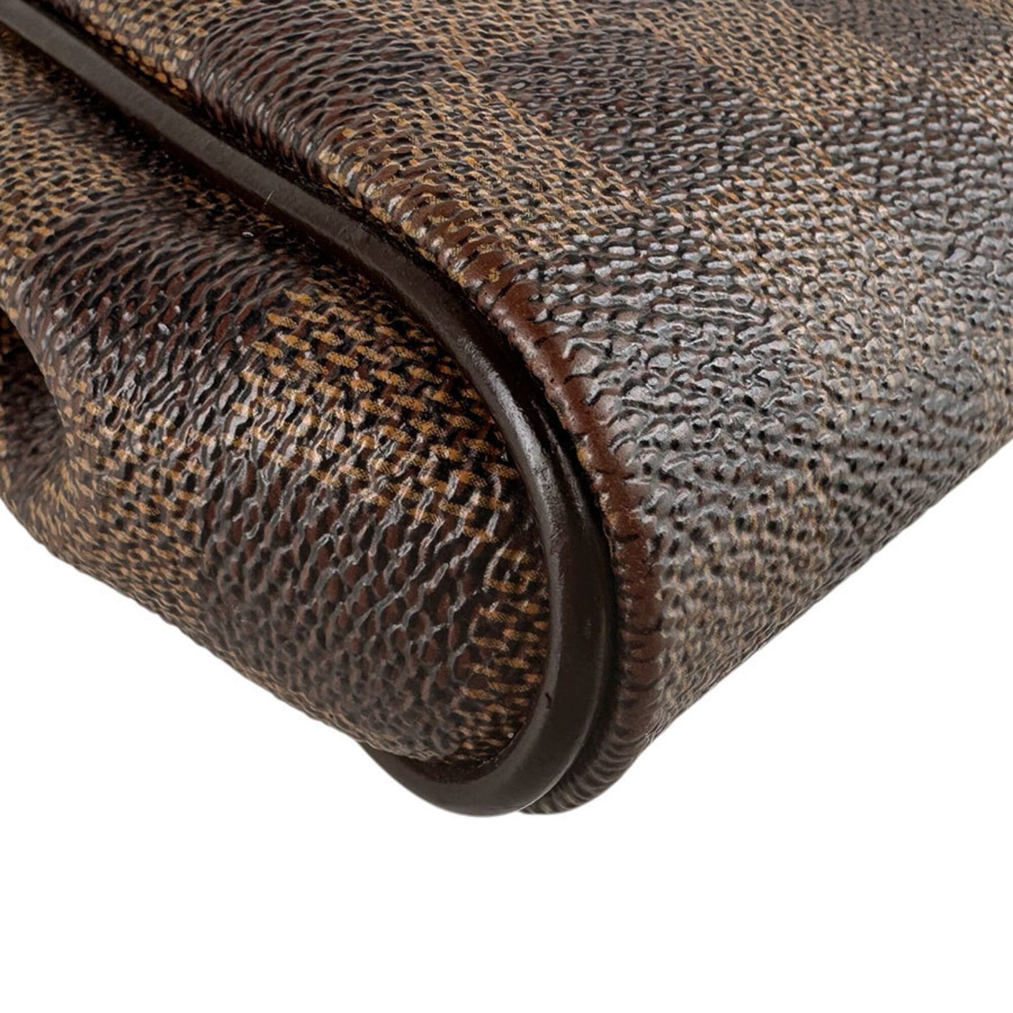 Louis Vuitton Damier Canvas Ebene Damier Canvas Shoulder Bag (Pre-Owned)