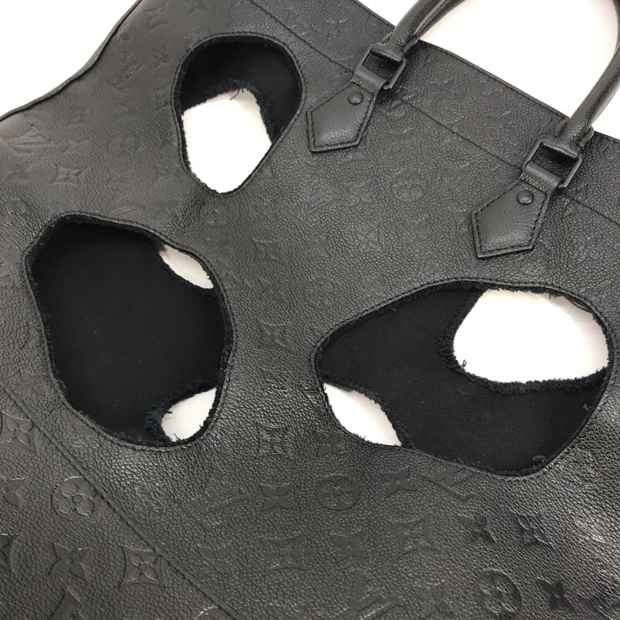 Louis Vuitton Black Noir Monogram Empreinte Shoulder Bag Tote Bag (Pre-Owned)