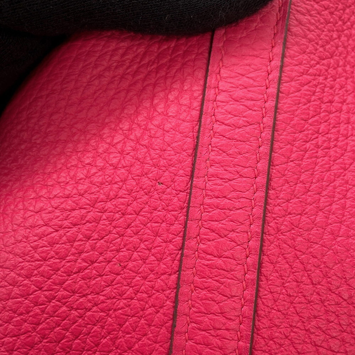 Hermes Picotin Pink Taurillon Clemence Leather Handbag (Pre-Owned)