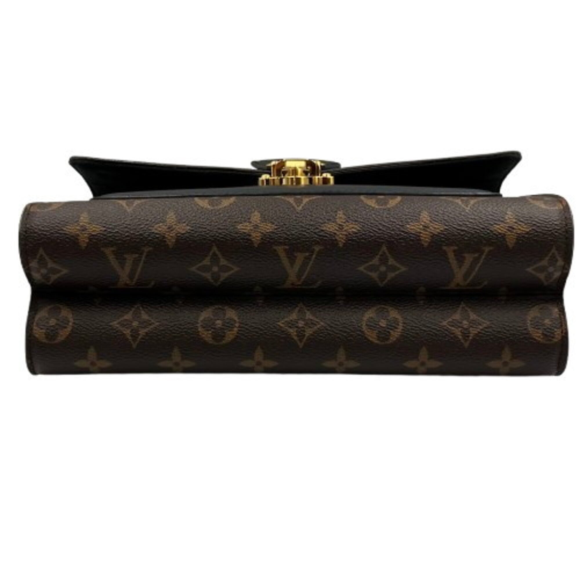 Louis Vuitton Monogram Black Brown Pvc Shoulder Bag (Pre-Owned)