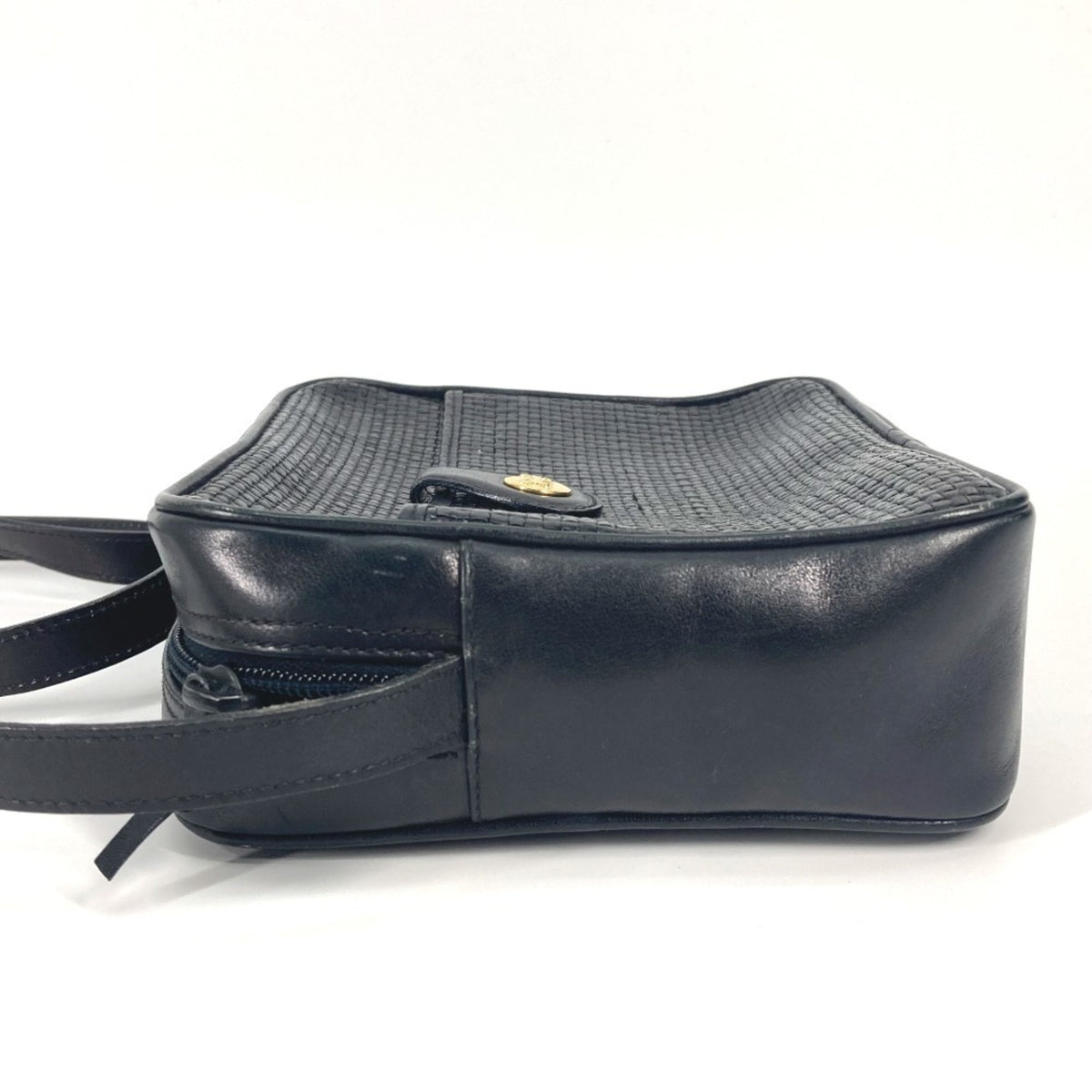 Celine Black Leather Pochette Shoulder Bag (Pre-Owned)