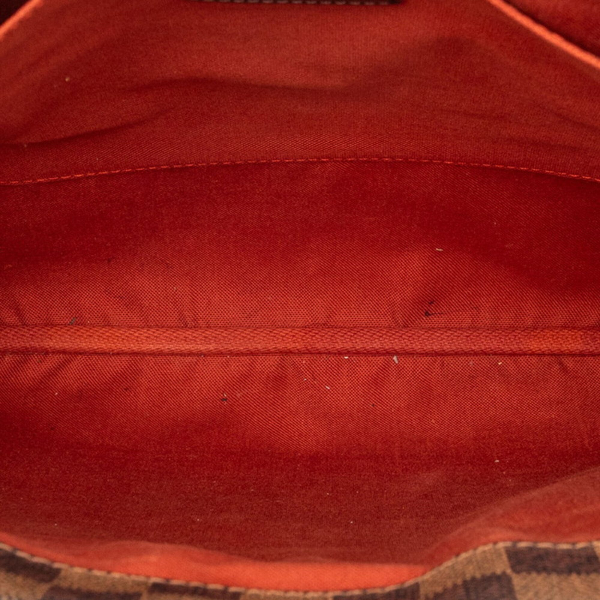 Louis Vuitton Brown Pvc Leather Shoulder Bag Tote Bag (Pre-Owned)
