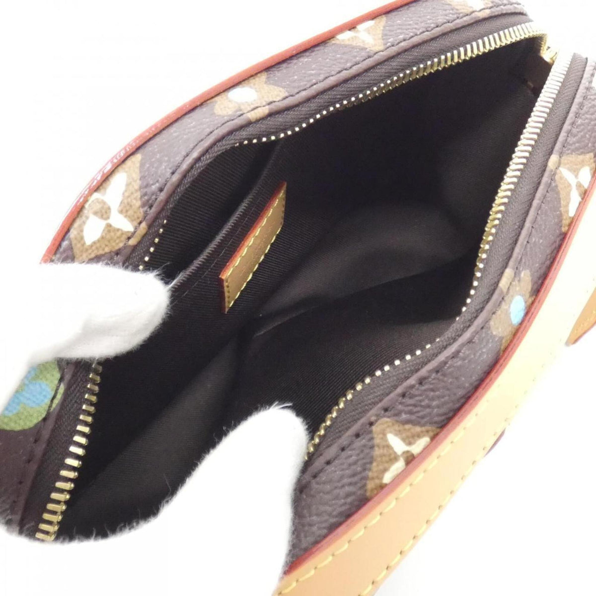 Louis Vuitton Chocolate Marron Coated Canvas Shoulder Bag (Pre-Owned)