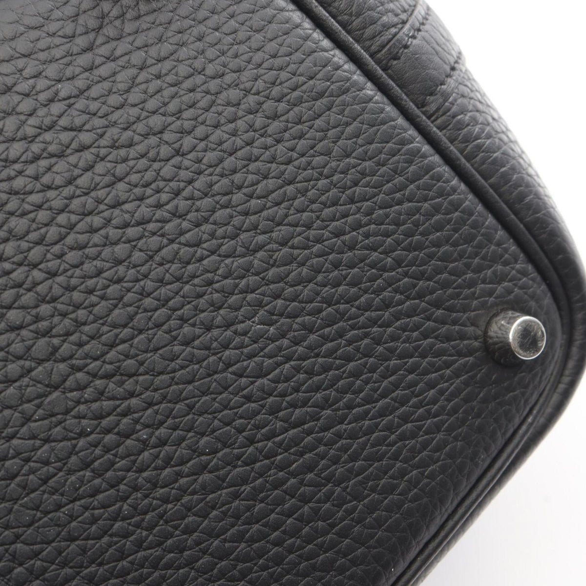 Hermes Black Taurillon Clemence Leather Leather Handbag (Pre-Owned)