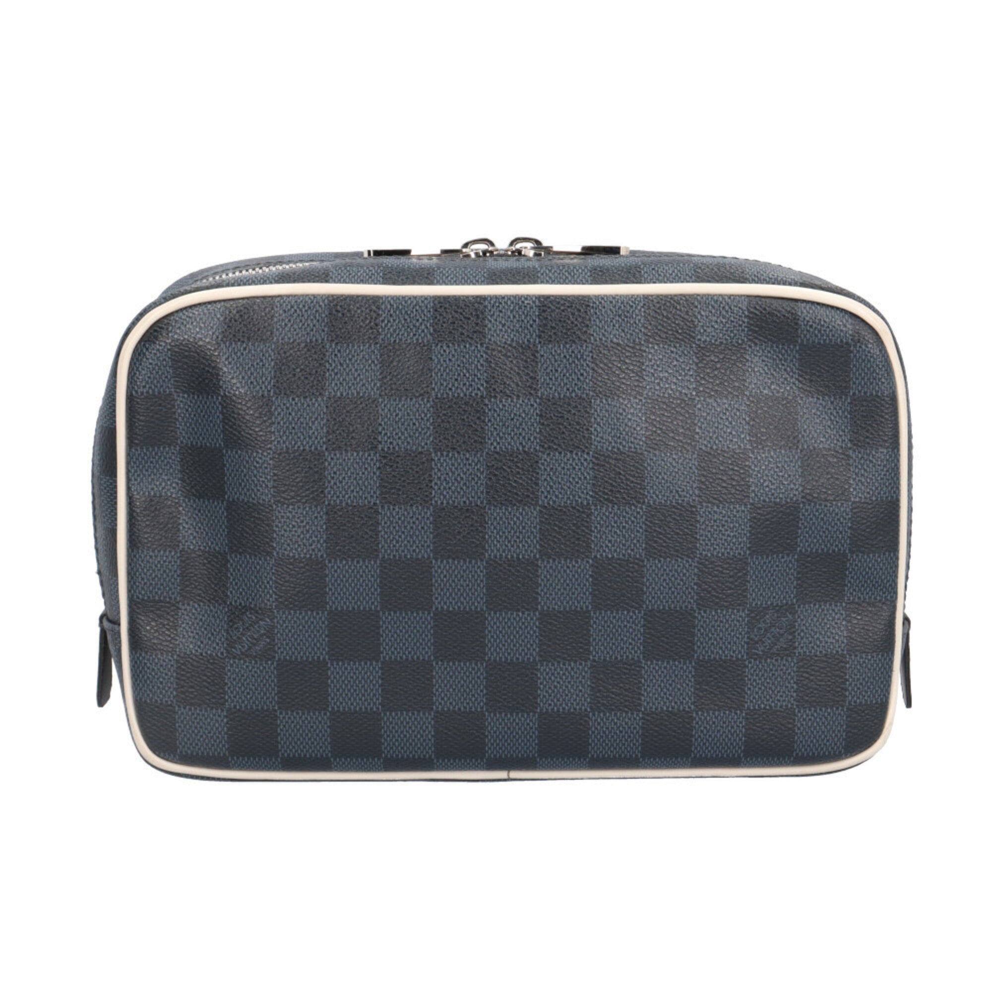 Louis Vuitton Black Gray Damier Graphite Handbag Pouch (Pre-Owned)