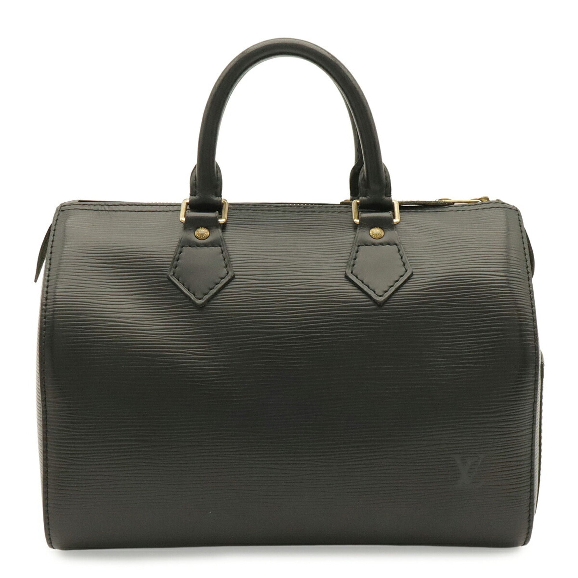 Louis Vuitton Noir Epi Leather Boston Bag Handbag (Pre-Owned)