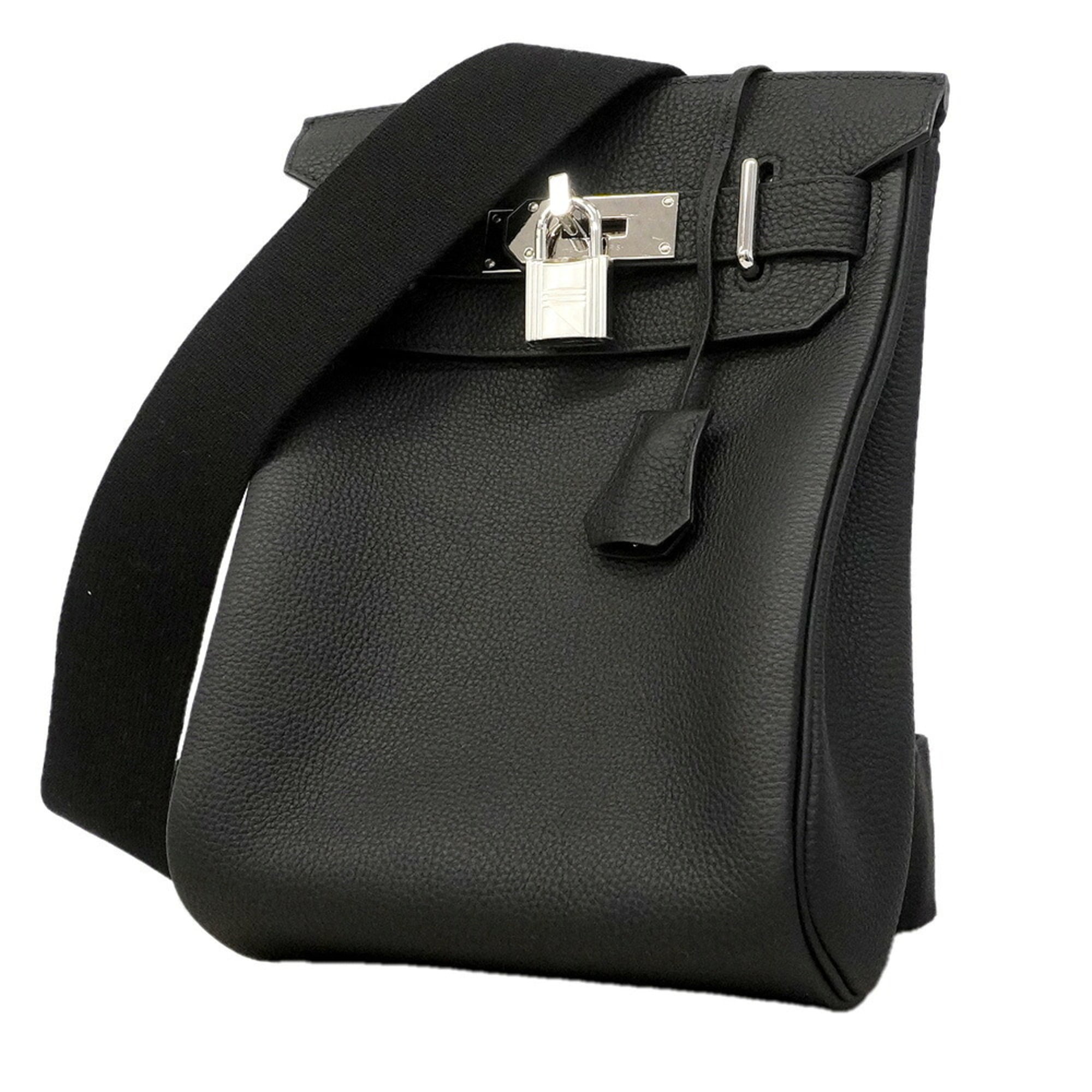 Hermes Black Togo Leather Sling Bag (Pre-Owned)
