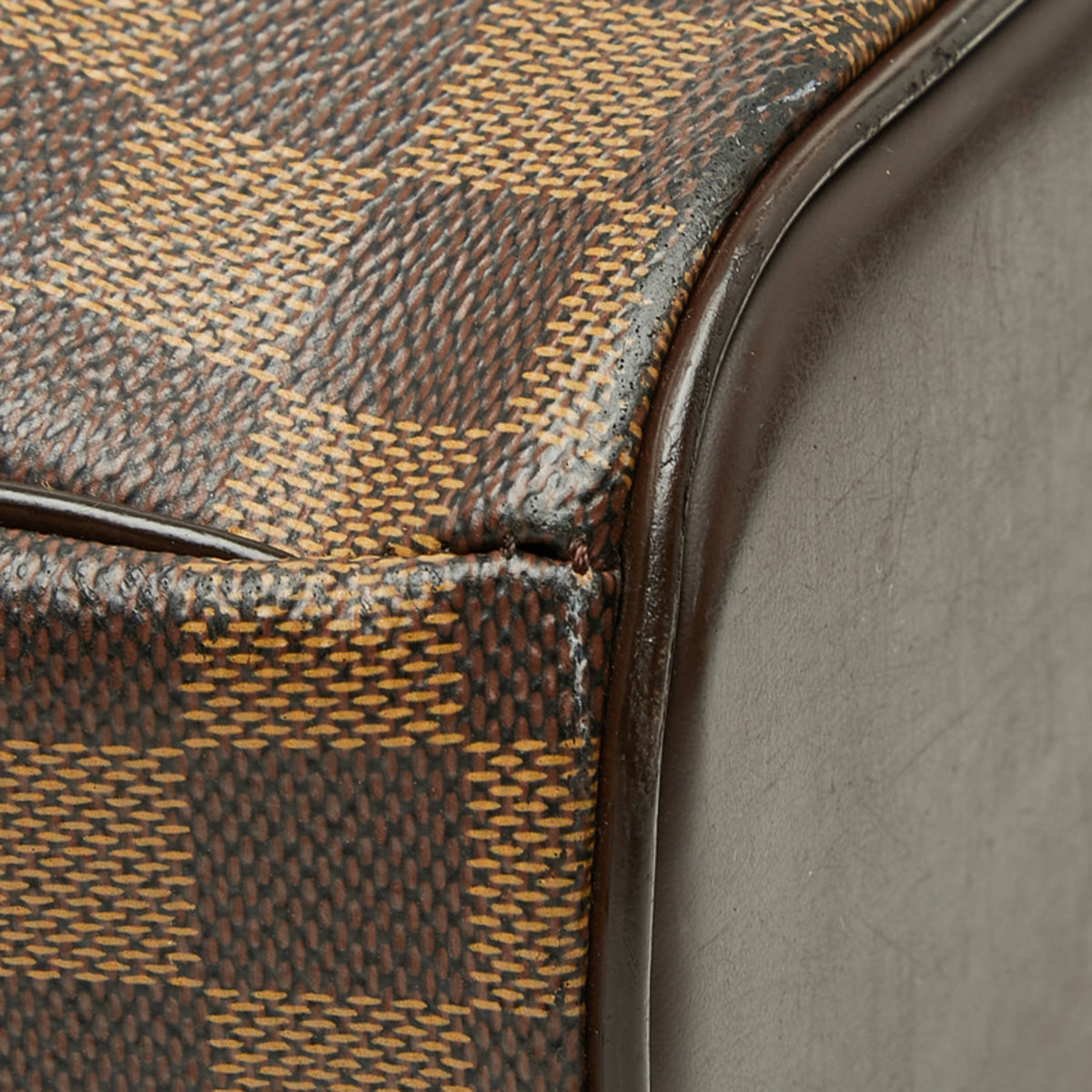 Louis Vuitton Brown Pvc Leather Handbag (Pre-Owned)