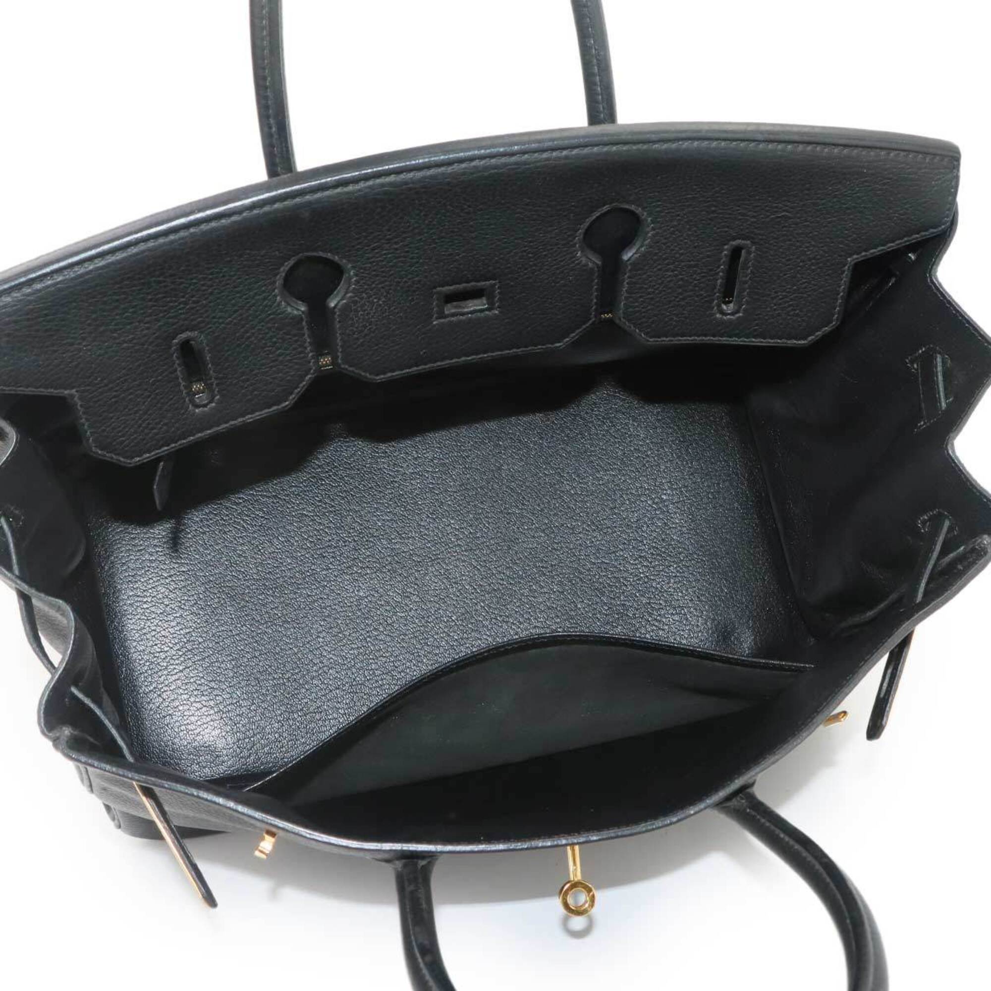 Hermes Birkin Black Togo Leather Handbag (Pre-Owned)
