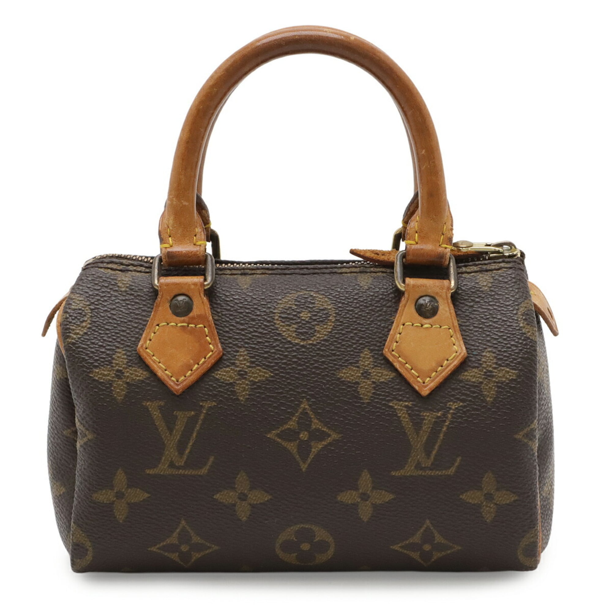 Louis Vuitton Brown Monogram Canvas Pvc Coated Canvas Handbag Pouch (Pre-Owned)