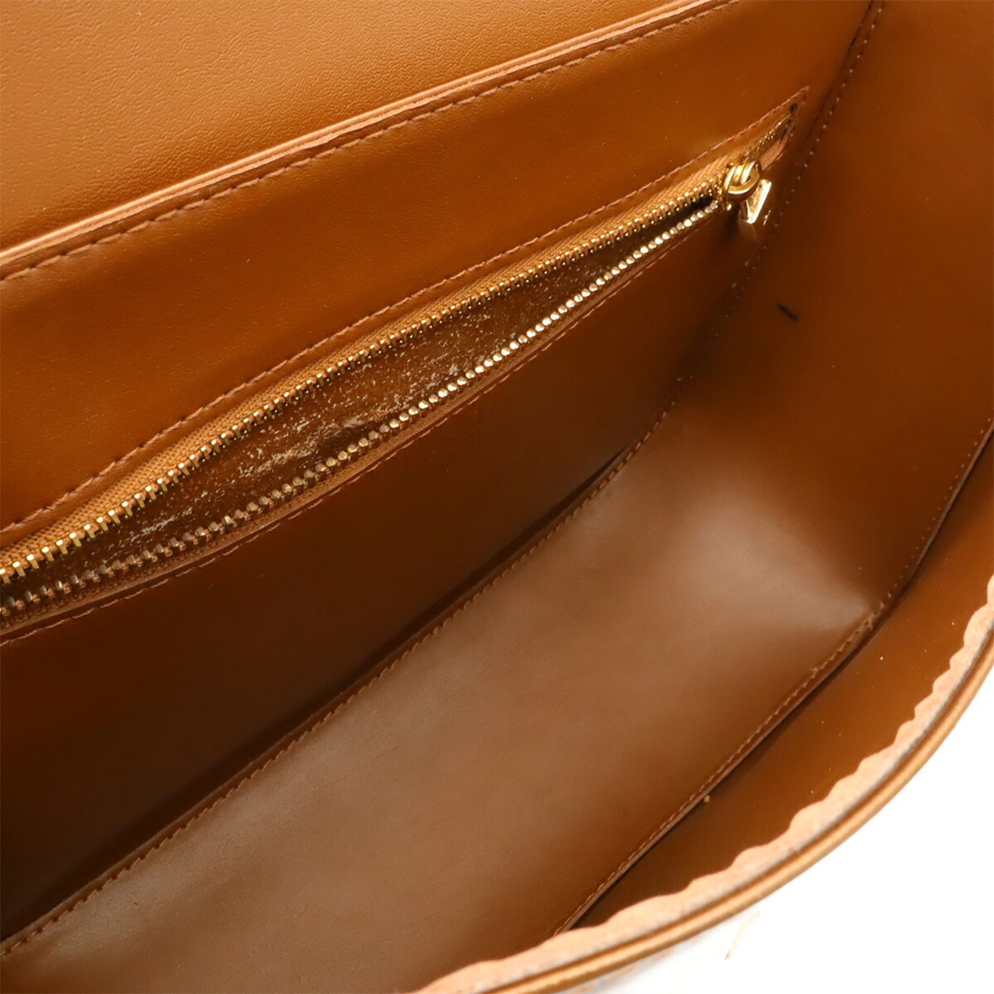 Louis Vuitton Bronze Monogram Vernis Pochette Shoulder Bag (Pre-Owned)