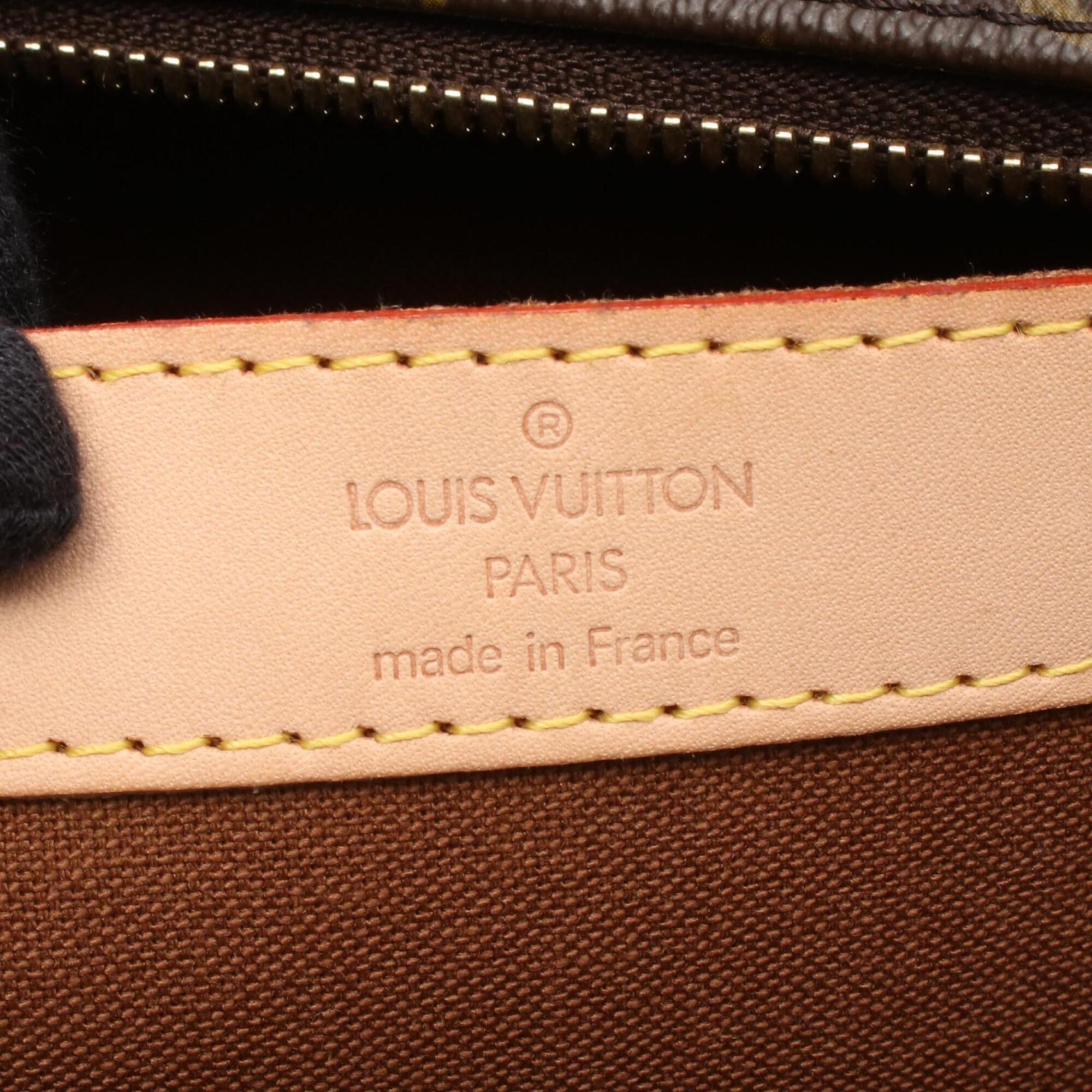 Louis Vuitton Brown Pvc Leather Handbag Shoulder Bag (Pre-Owned)