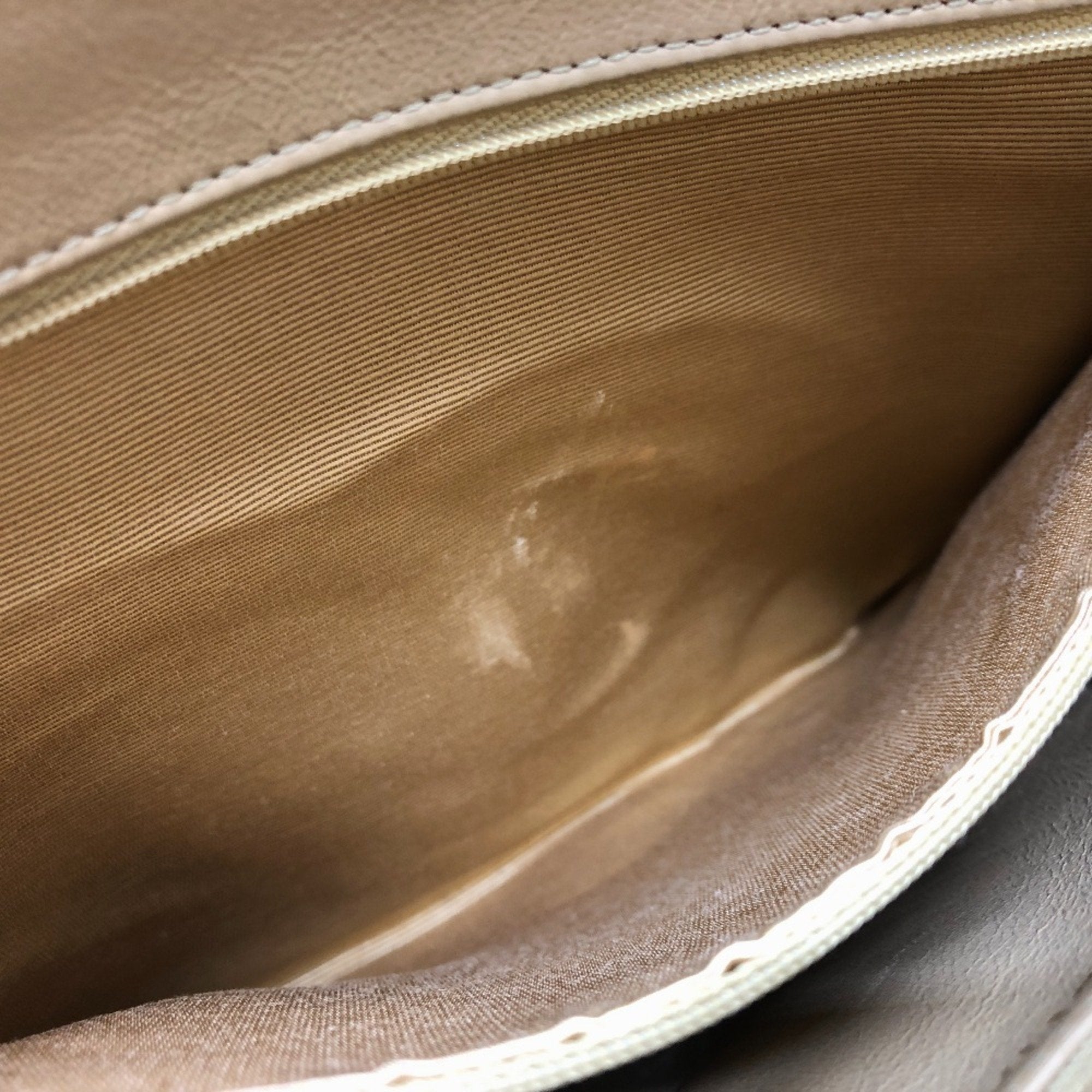 Chanel Beige Grained Calfskin Tote Bag (Pre-Owned)