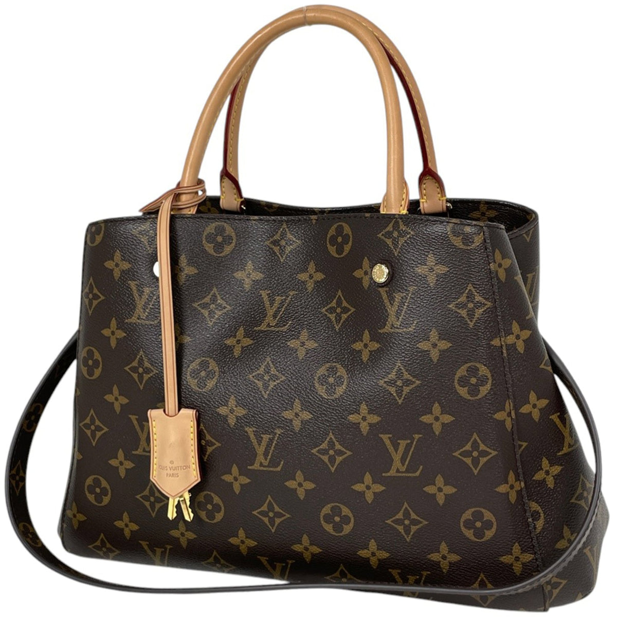 Louis Vuitton Brown Monogram Handbag (Pre-Owned)