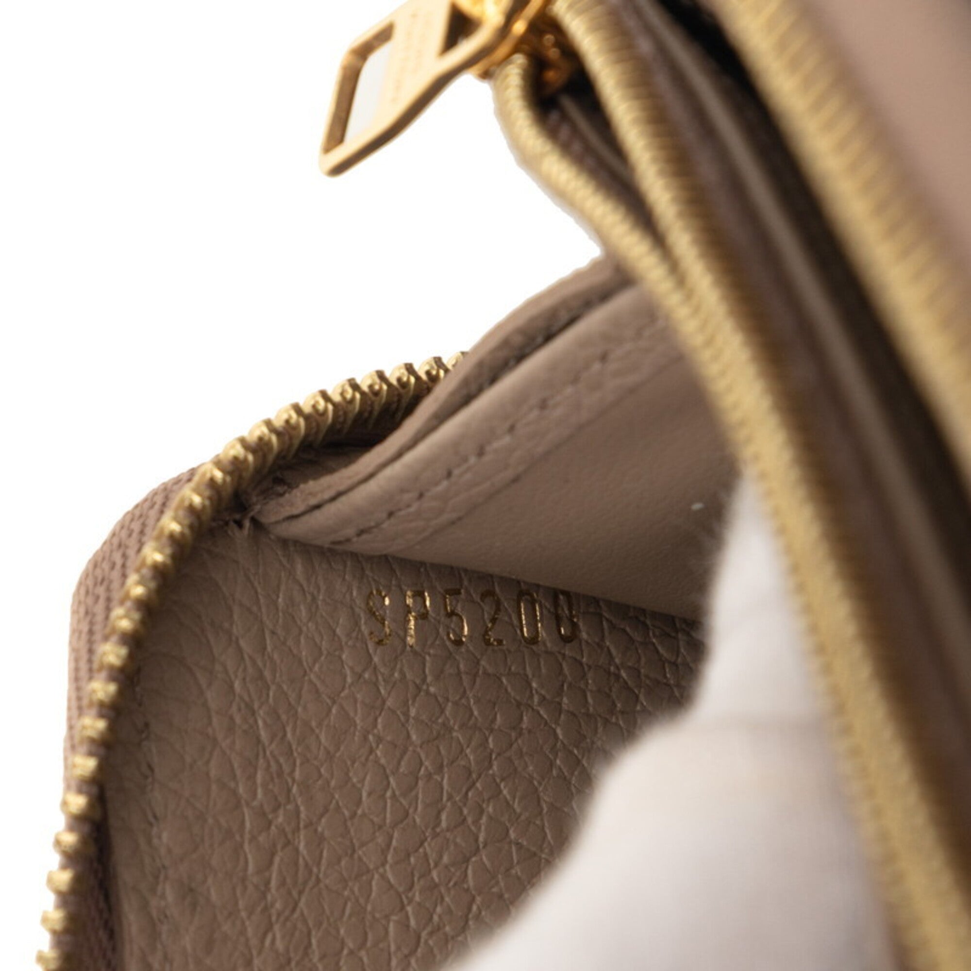 Louis Vuitton Beige Cream Tourterelle Leather Long Wallet (Bi-Fold) (Pre-Owned)