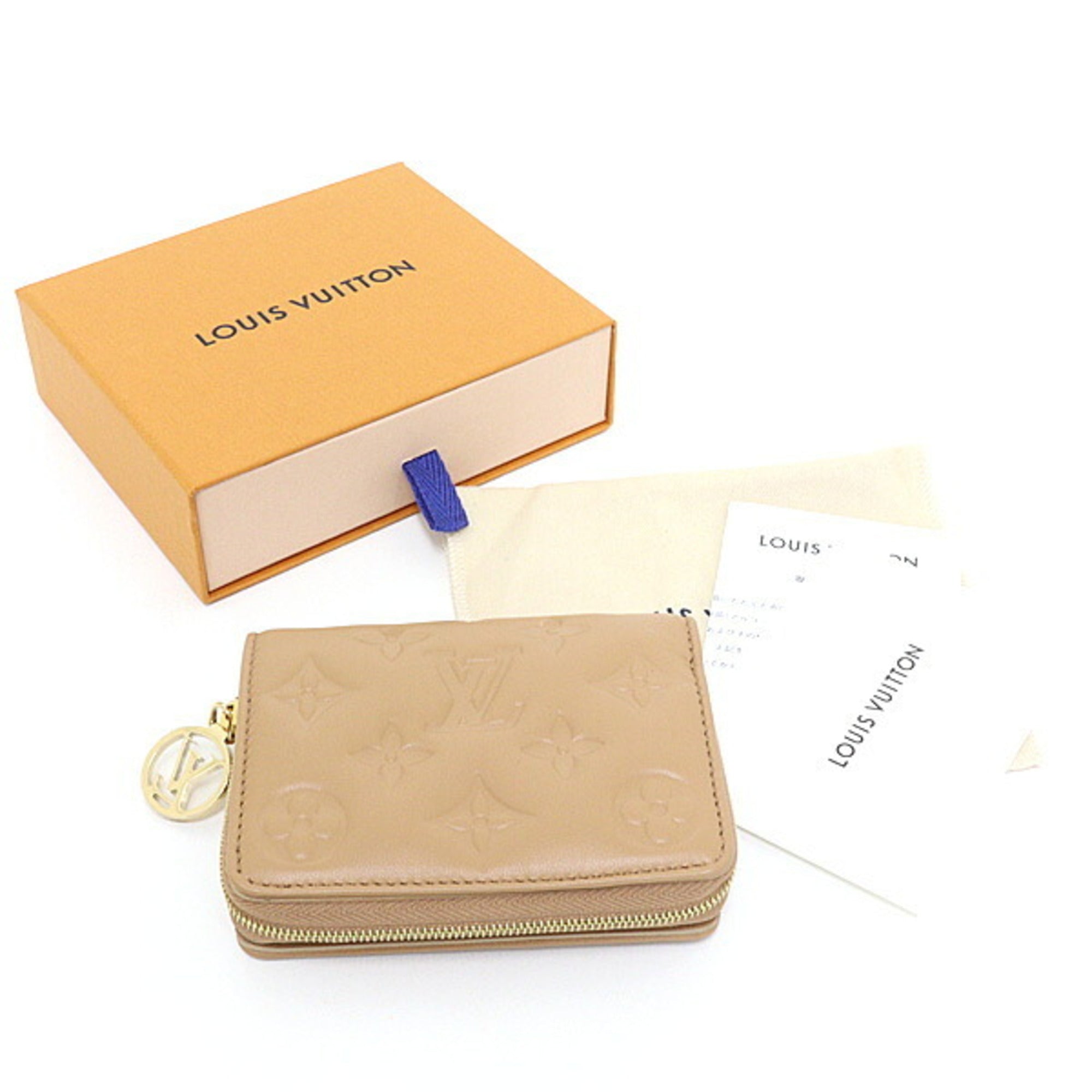 Louis Vuitton Camel Leather Wallet (Bi-Fold) (Pre-Owned)