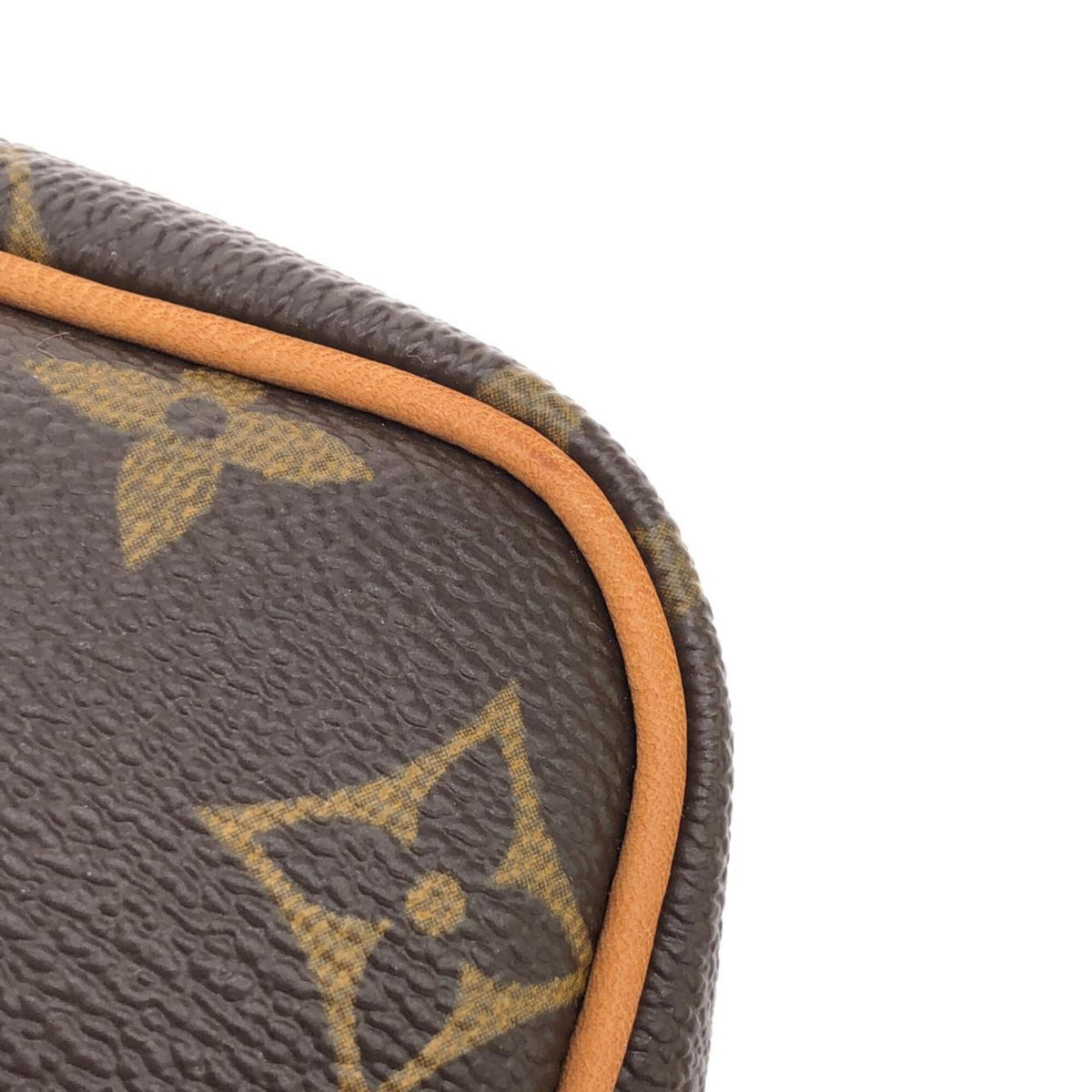 Louis Vuitton Brown Coated Canvas Shoulder Bag (Pre-Owned)