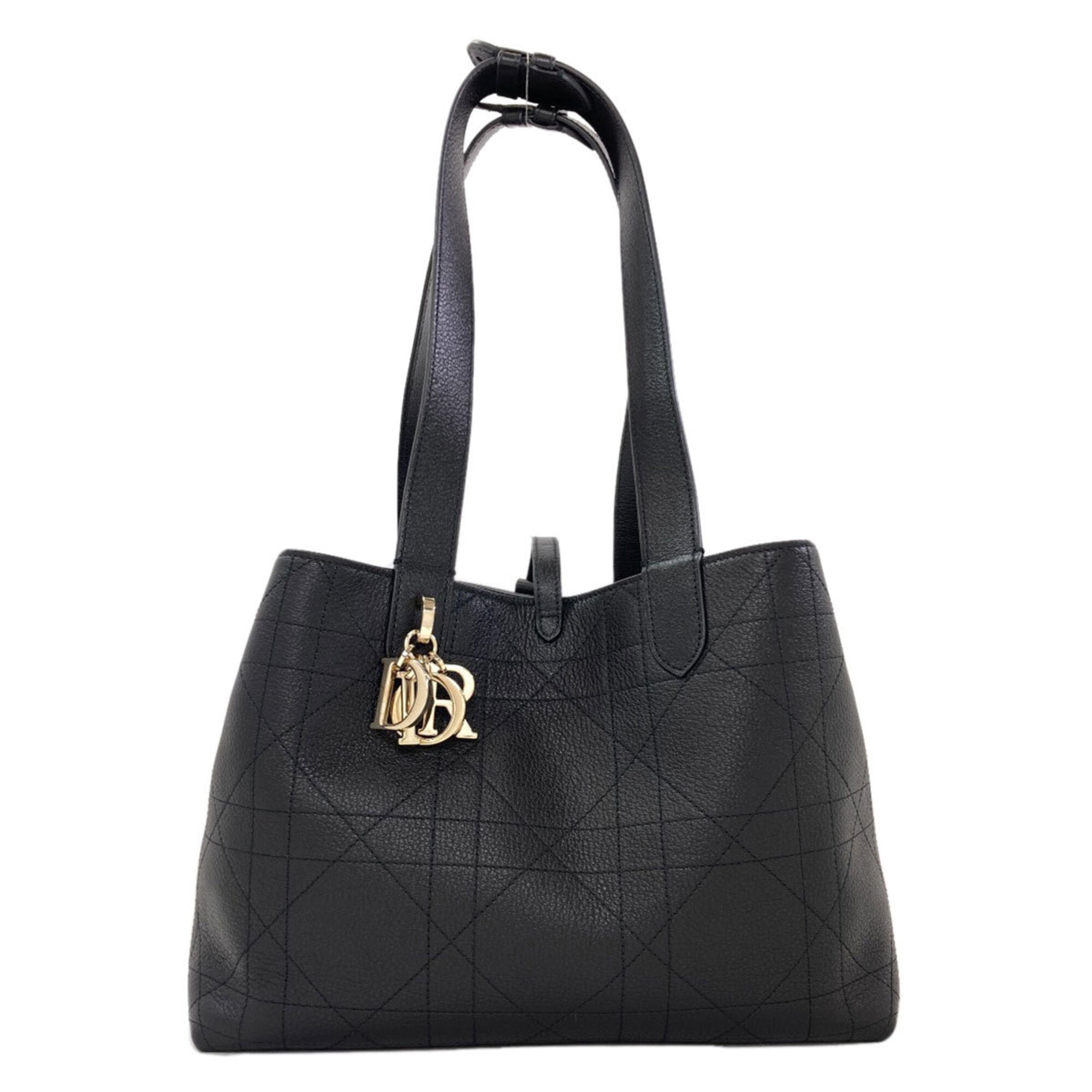 Christian Dior Black Leather Handbag (Pre-Owned)