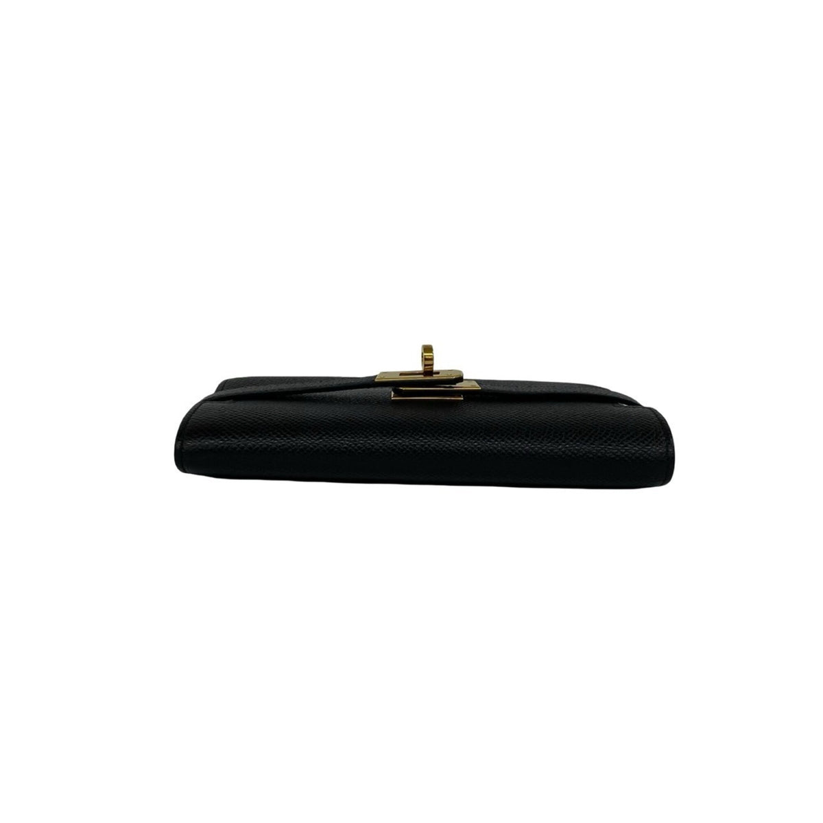 Hermes Black Epsom Leather Wallet (Tri-Fold) (Pre-Owned)