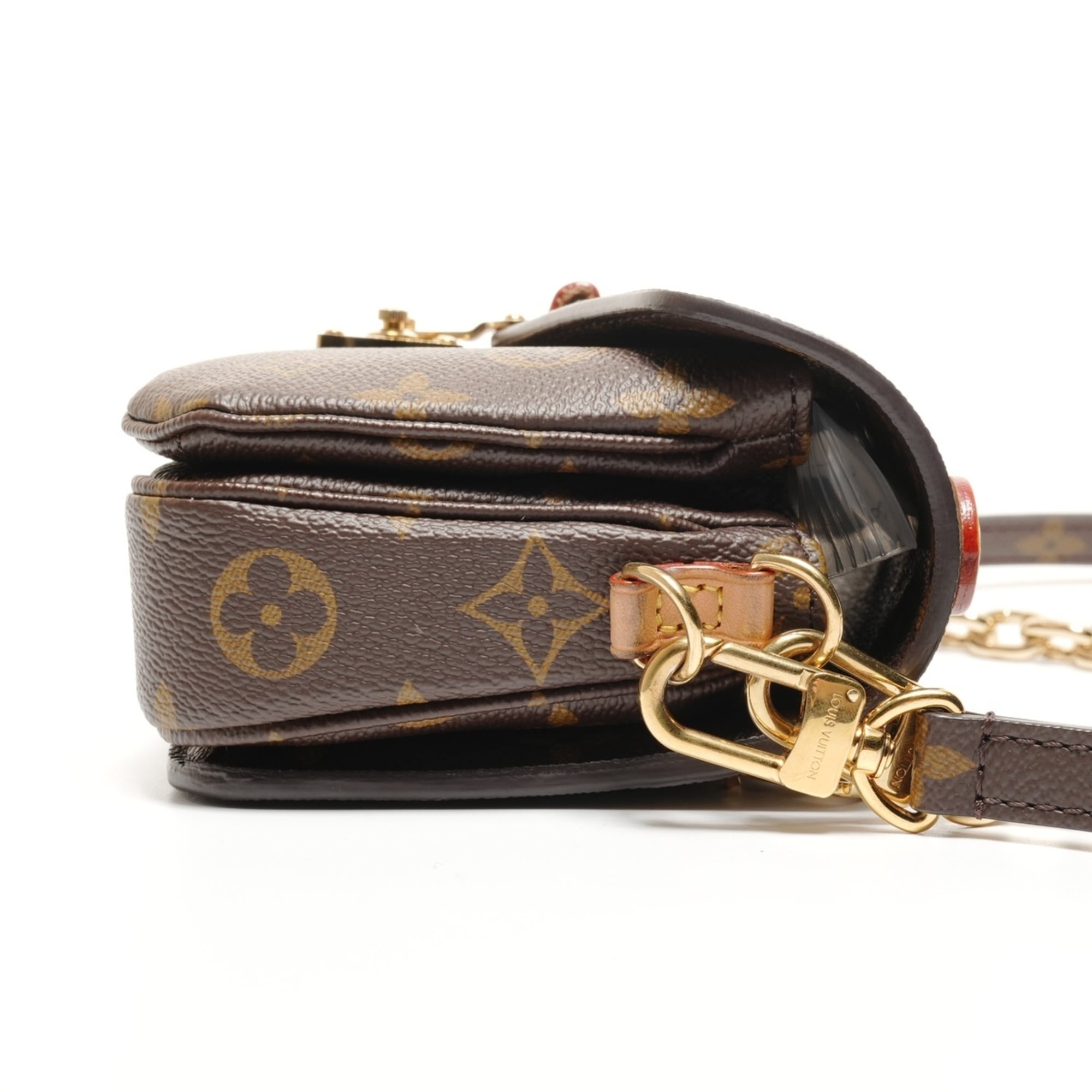 Louis Vuitton Brown Monogram Pochette Shoulder Bag (Pre-Owned)