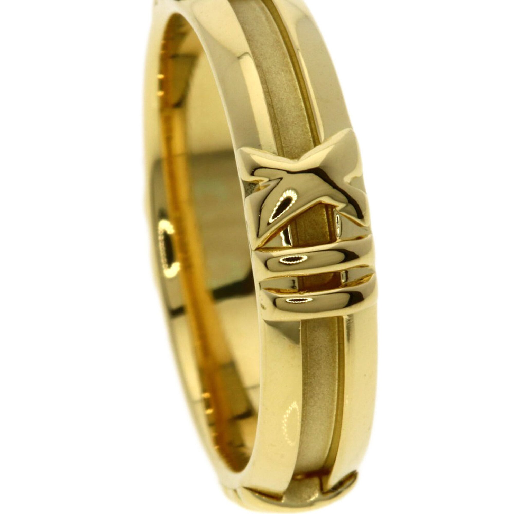 Tiffany Atlas Yellow Gold (18K) Band Ring (Pre-Owned)