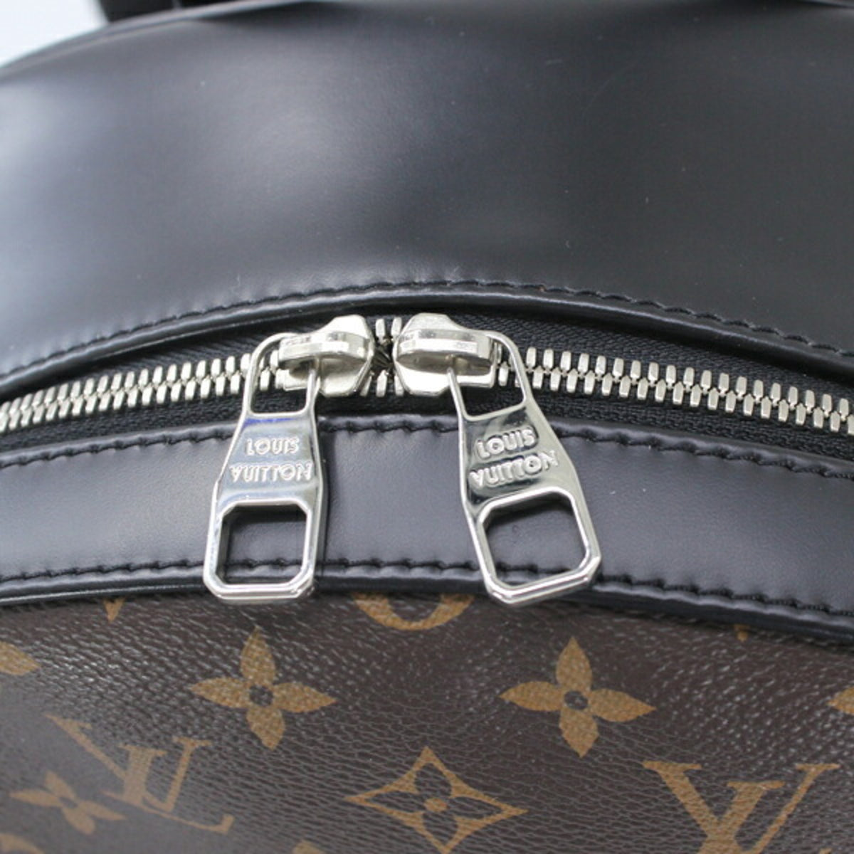Louis Vuitton Monogram Macassar Black Brown Monogram Leather Backpack (Pre-Owned)